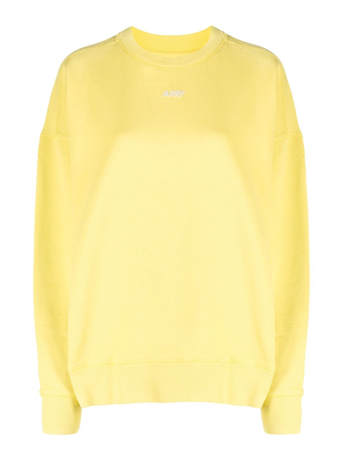 Autry Sweatshirt Bicolor Wom In Yellow