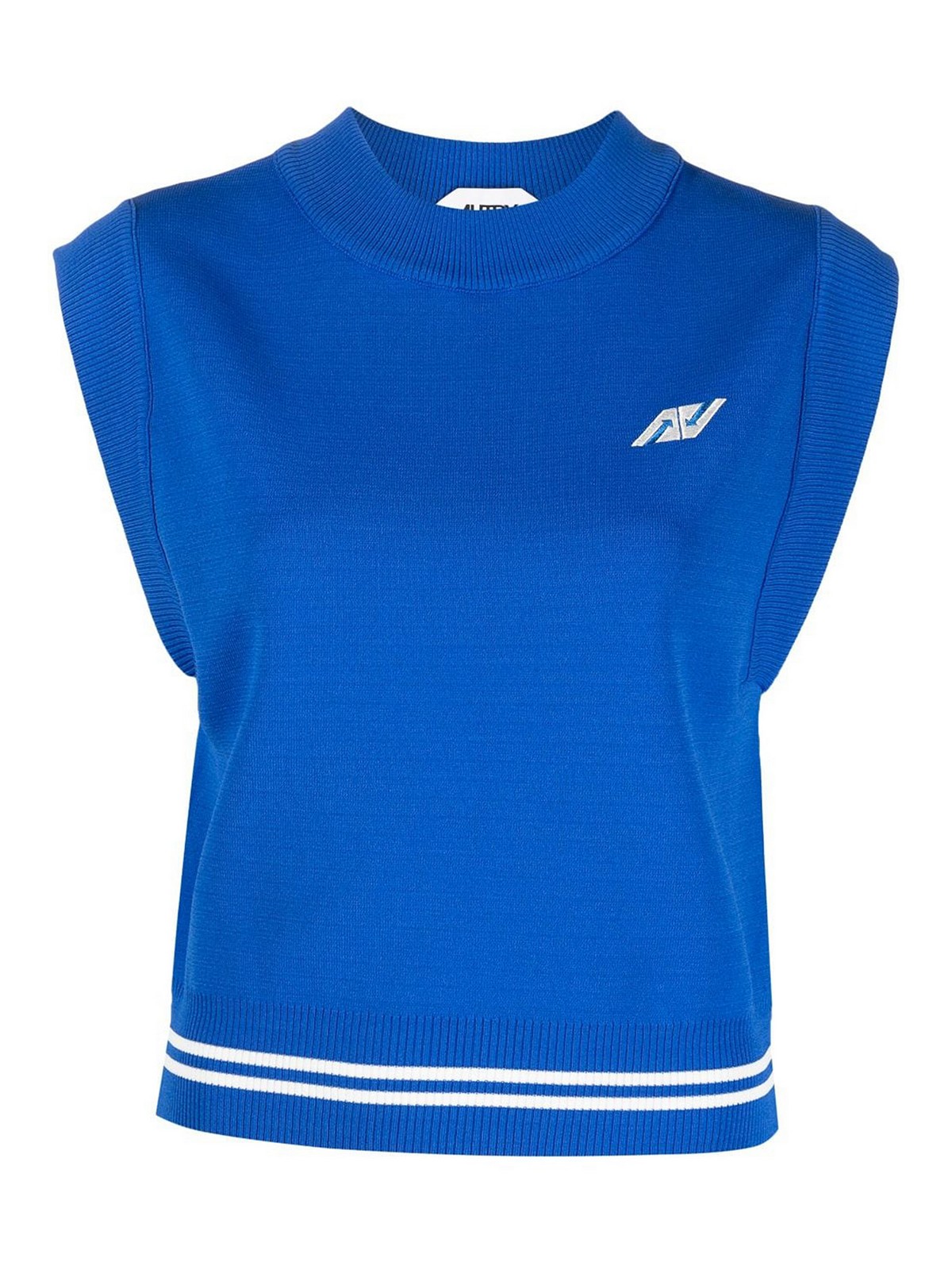 Shop Autry Vest Sporty Wom In Blue