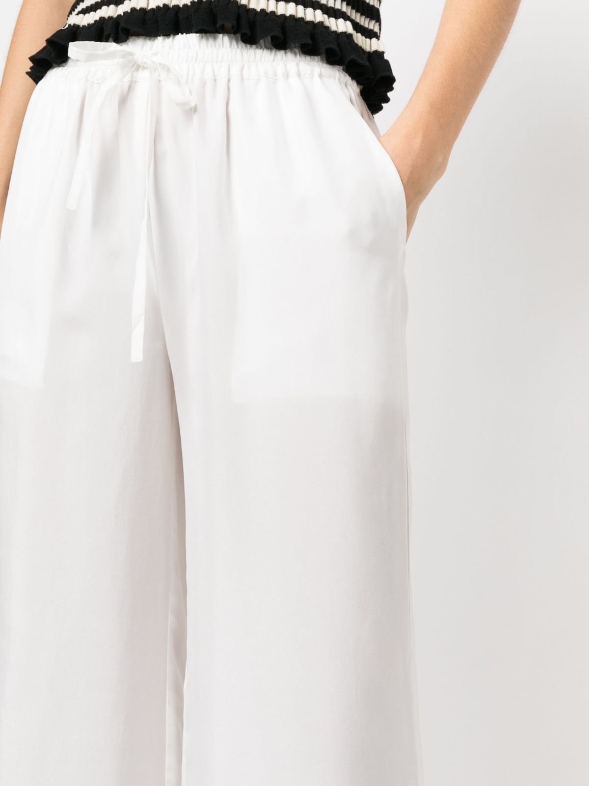 Shop P.a.r.o.s.h Sunny Trousers In White