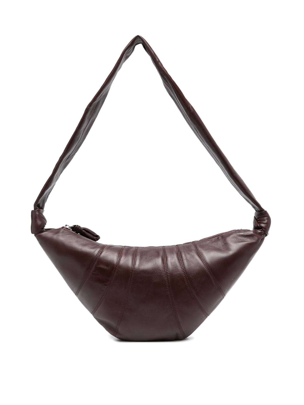 by Far | H.Lorenzo|Mini Soho Patent Leather Bag (MINI-SOHO-CHOCOLATE)