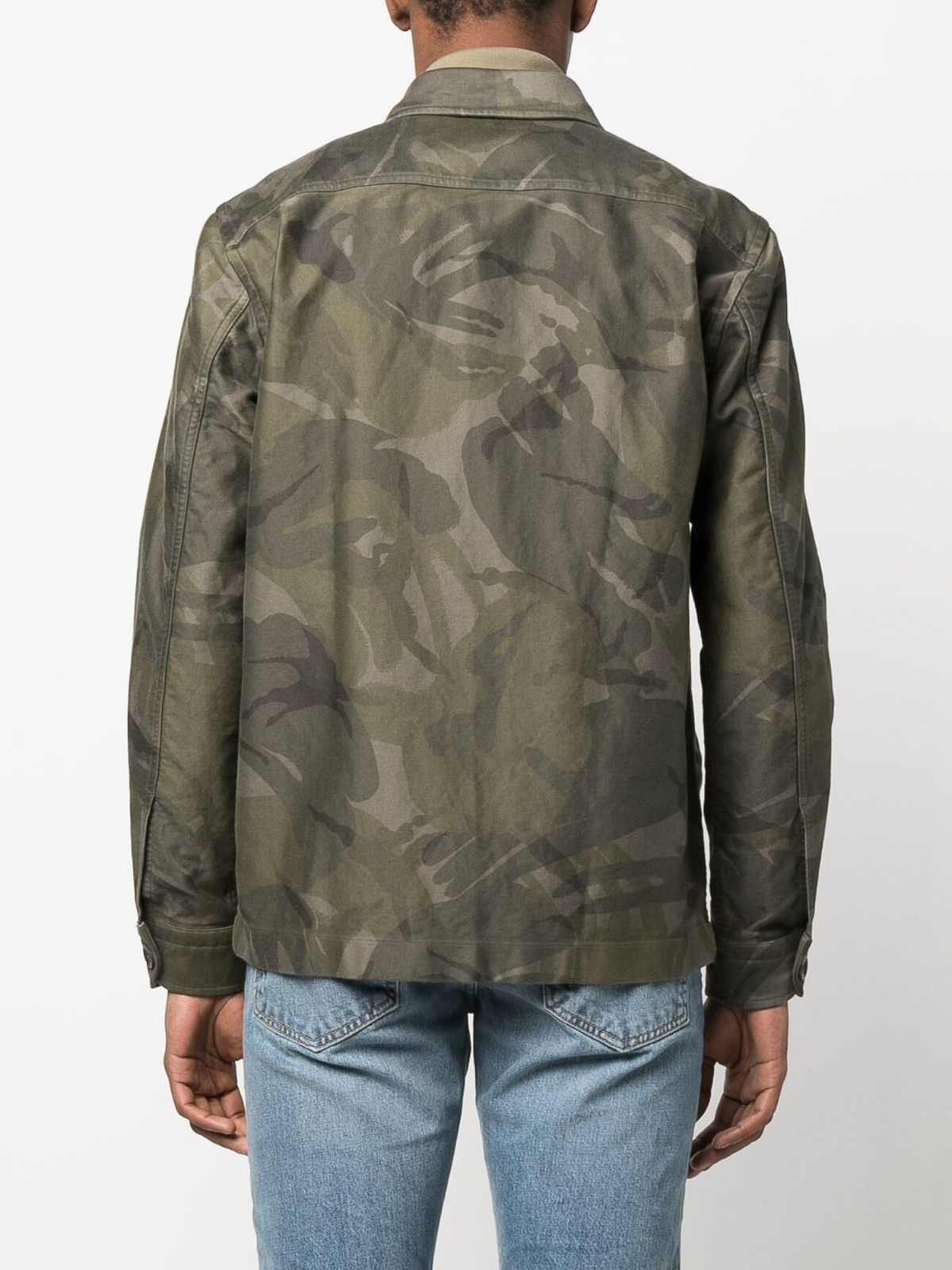Tシャツ・カットソー TOM FORD FW25 'Military' shirt (HME009FMC238 LB999) FLUID TWILL MILITARY FIT SHIRT | Tom Ford Fashion