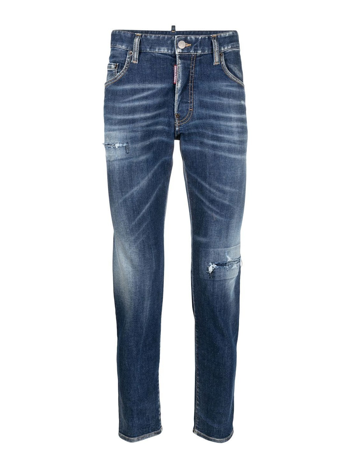Dsquared2 Skinny Jeans In Light Wash