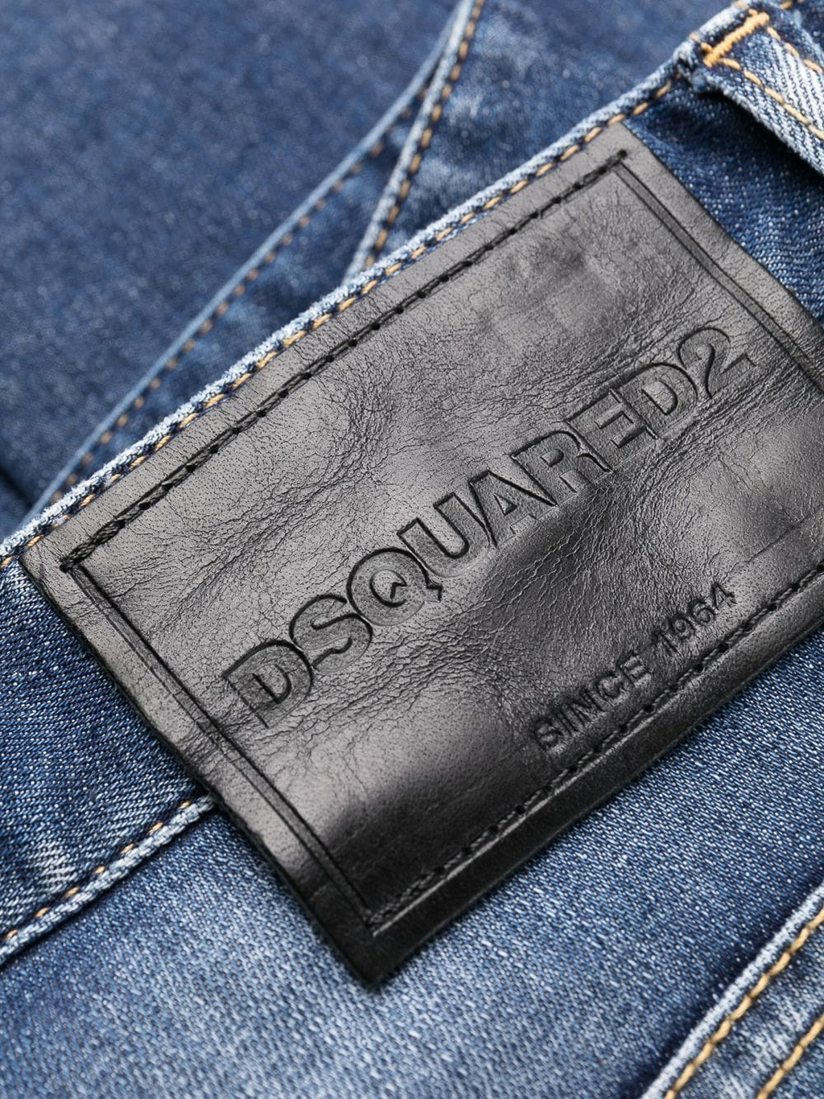 Shop Dsquared2 Skinny Jeans In Light Wash