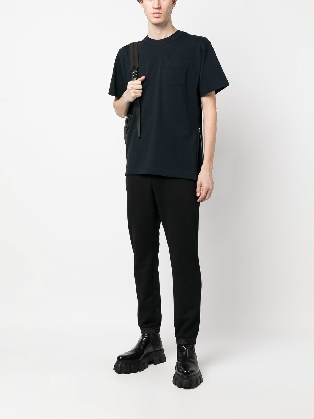 Sacai Tシャツ - ブルー - ブルー - メンズ|SCM063201