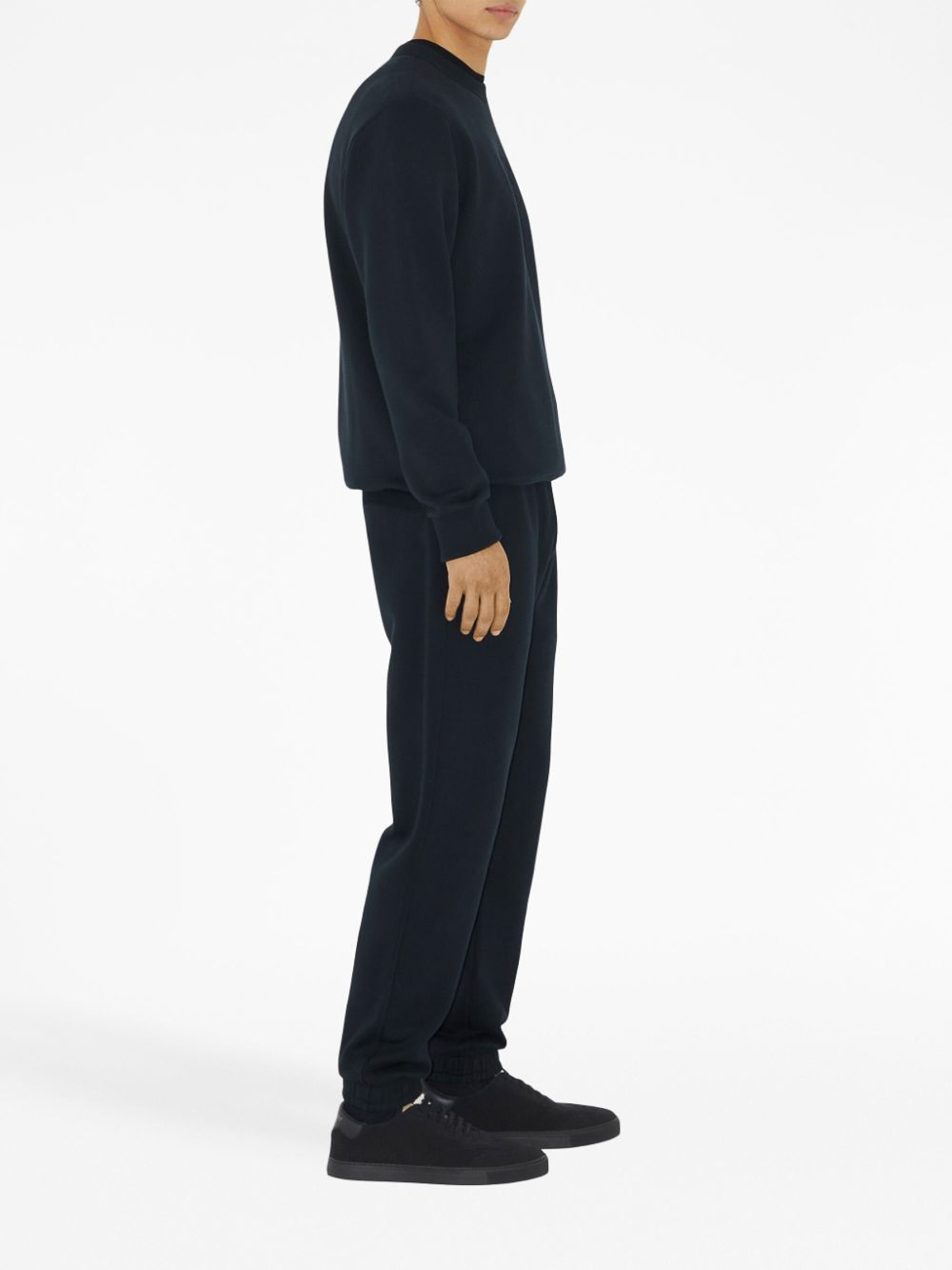 Shop Burberry Trousers In Negro
