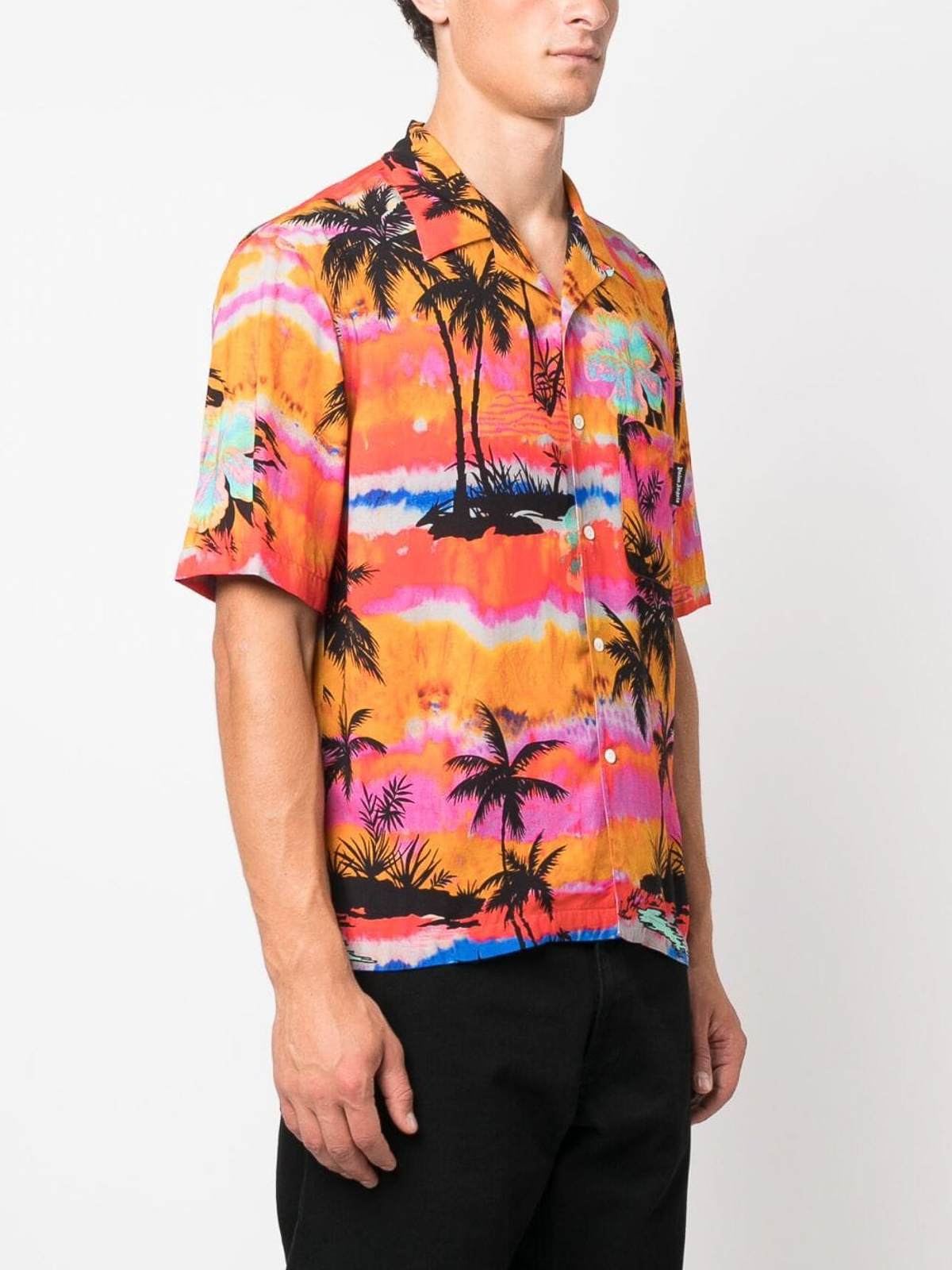 Shop Palm Angels Shirt Multicolour