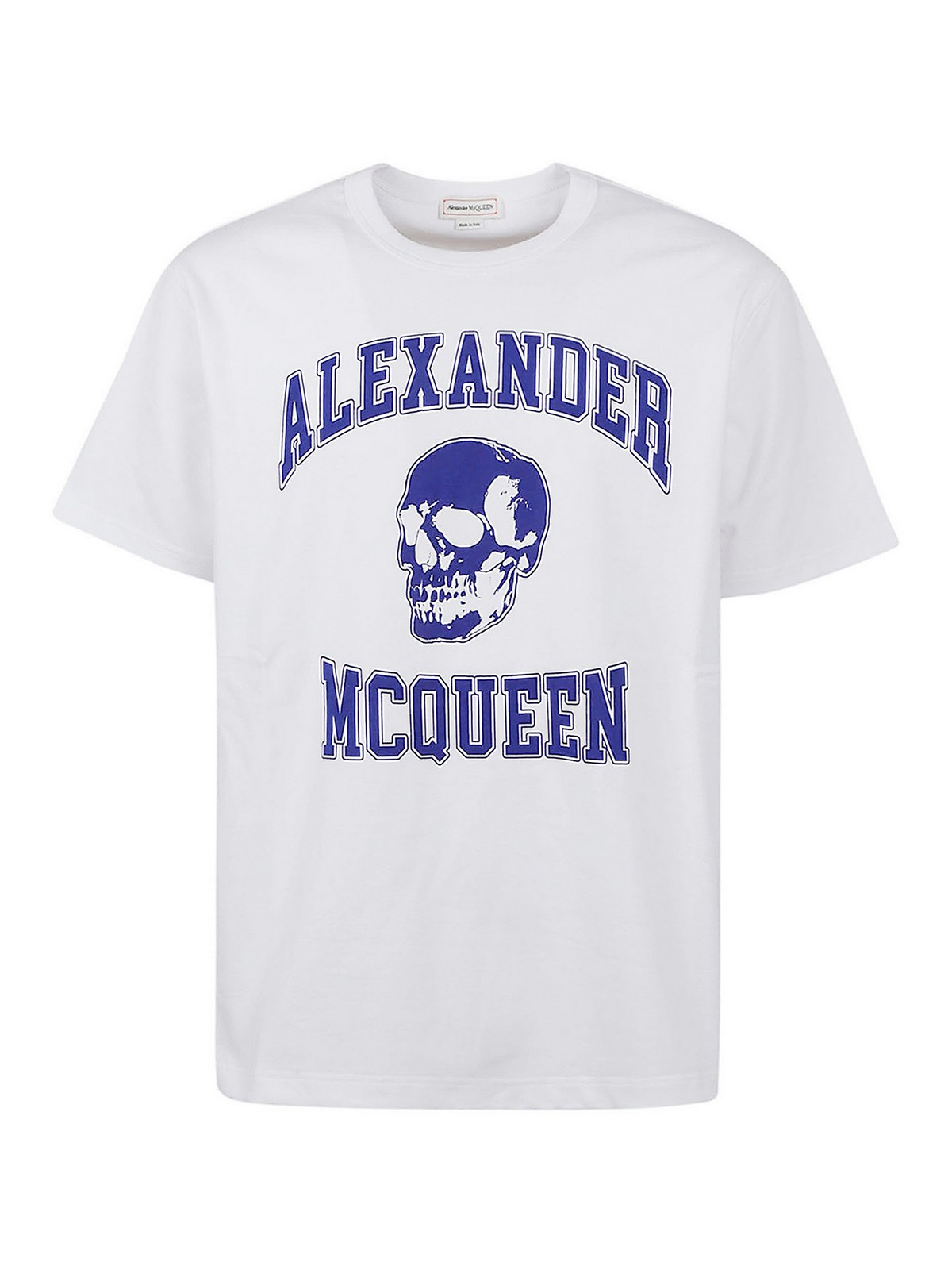 Alexander Mcqueen T-shirt In Blue