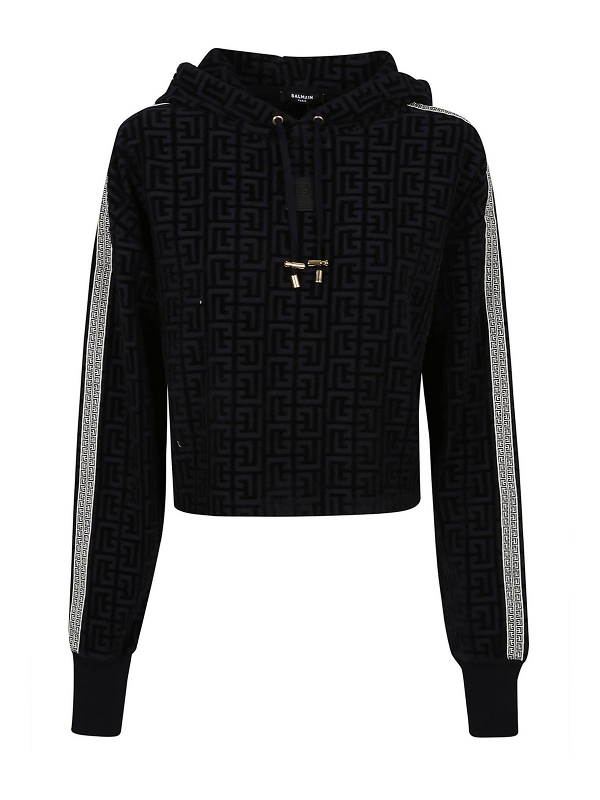 Balmain Monogram Zip-Up Hoodie | Harrods NL