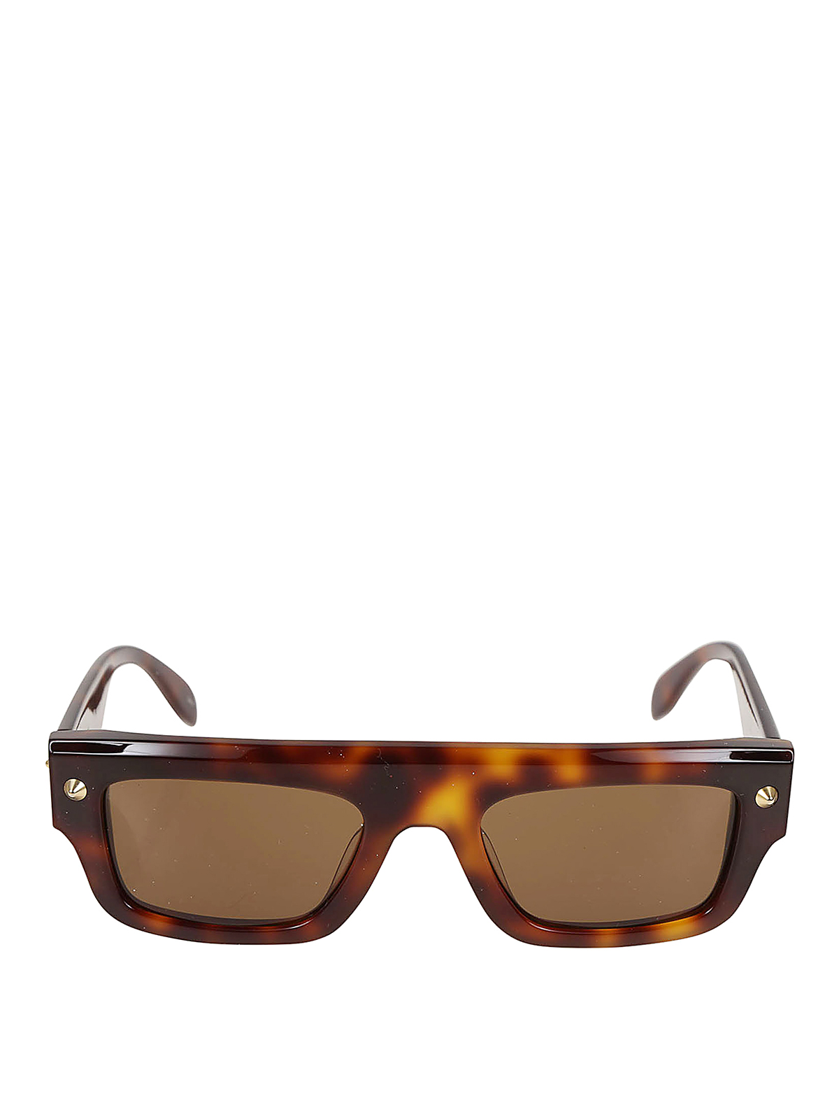 Alexander Mcqueen Sunglasses In Brown