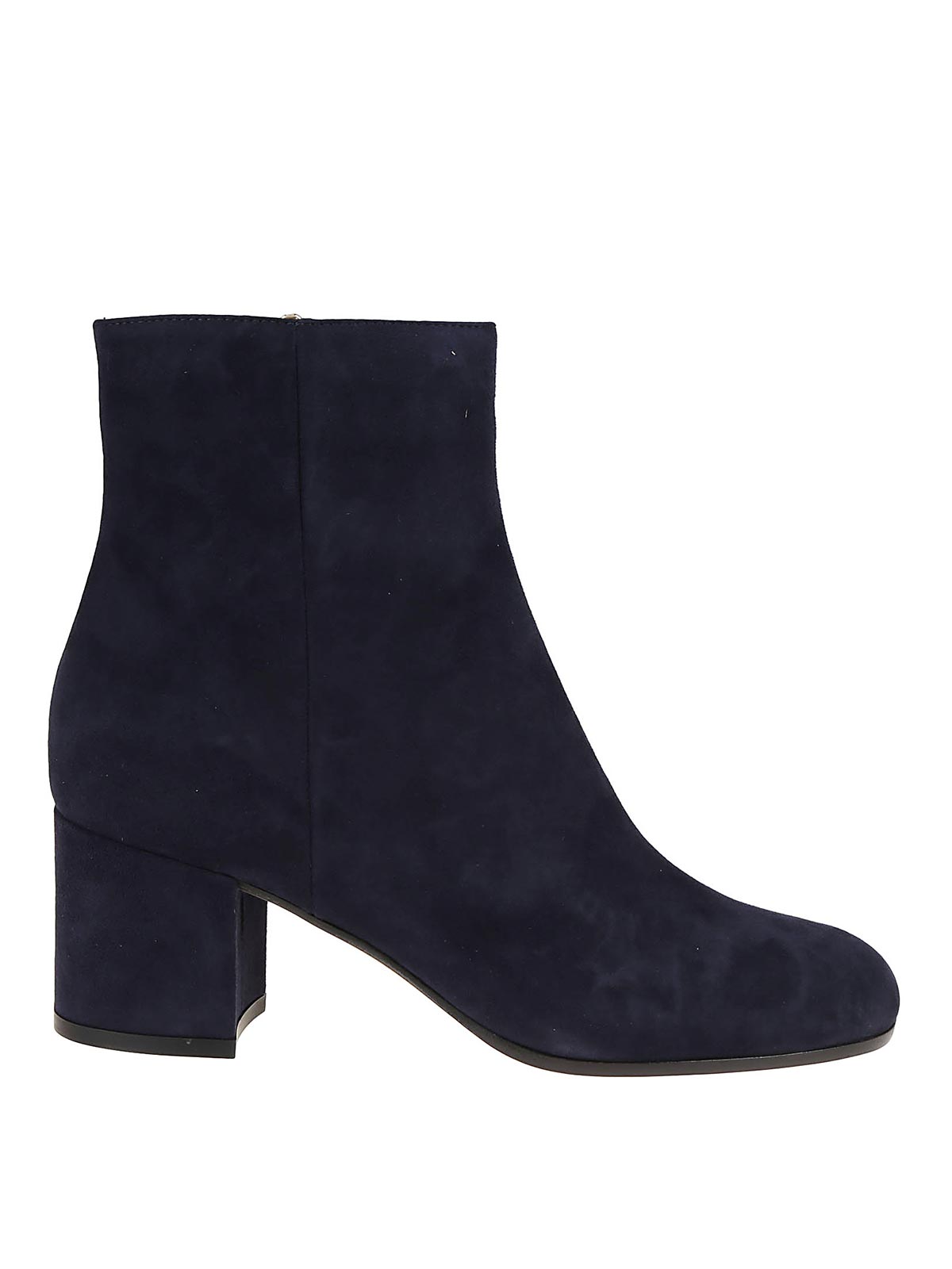 GIANVITO ROSSI MARGAUX MID BOOTIE SUEDE BOOT