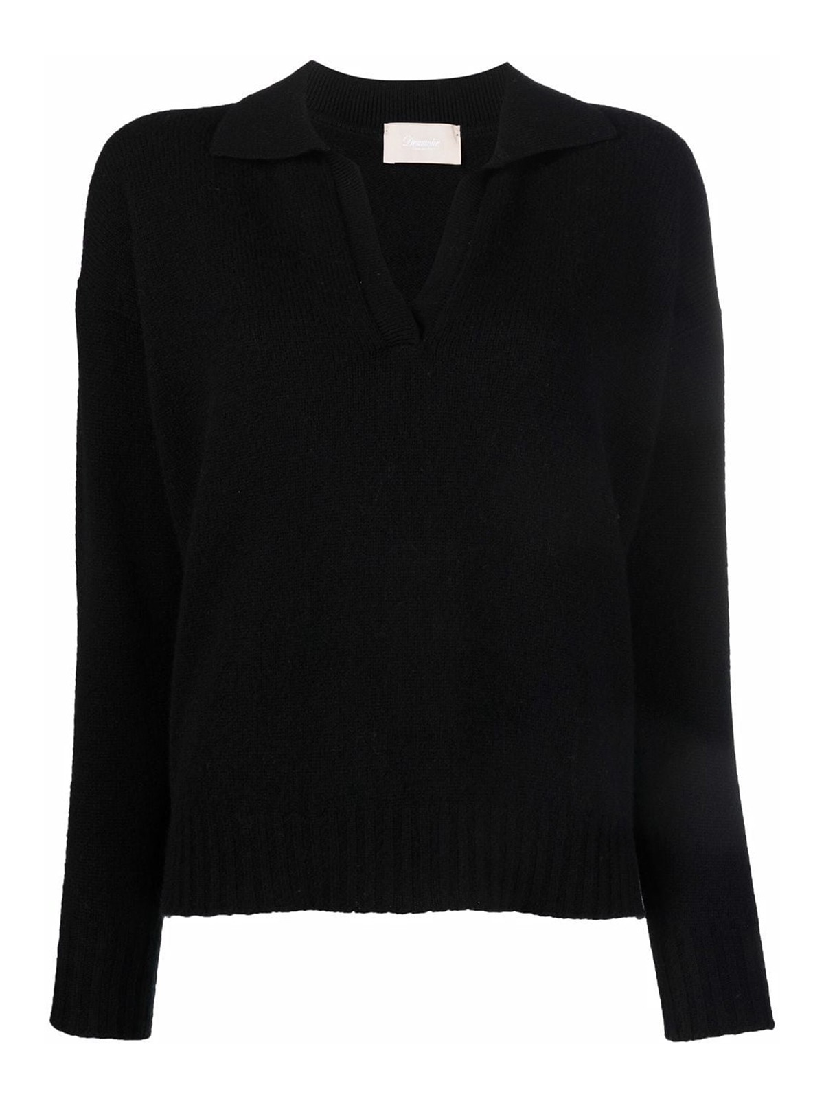 Shop Drumohr Polo-neck Sweater In Negro