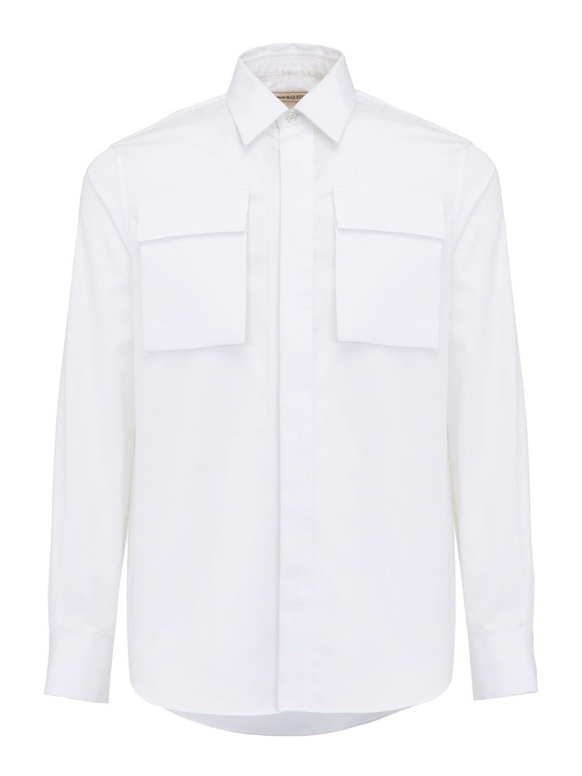 Alexander Mcqueen Shirt In Blanco