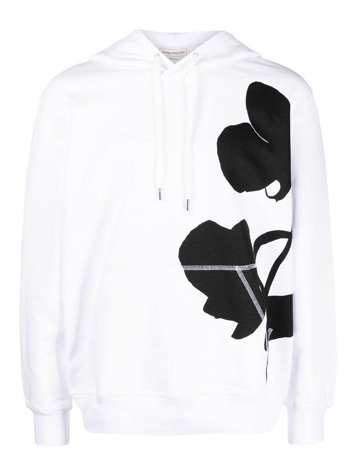 Alexander mcqueen outlet white hoodie