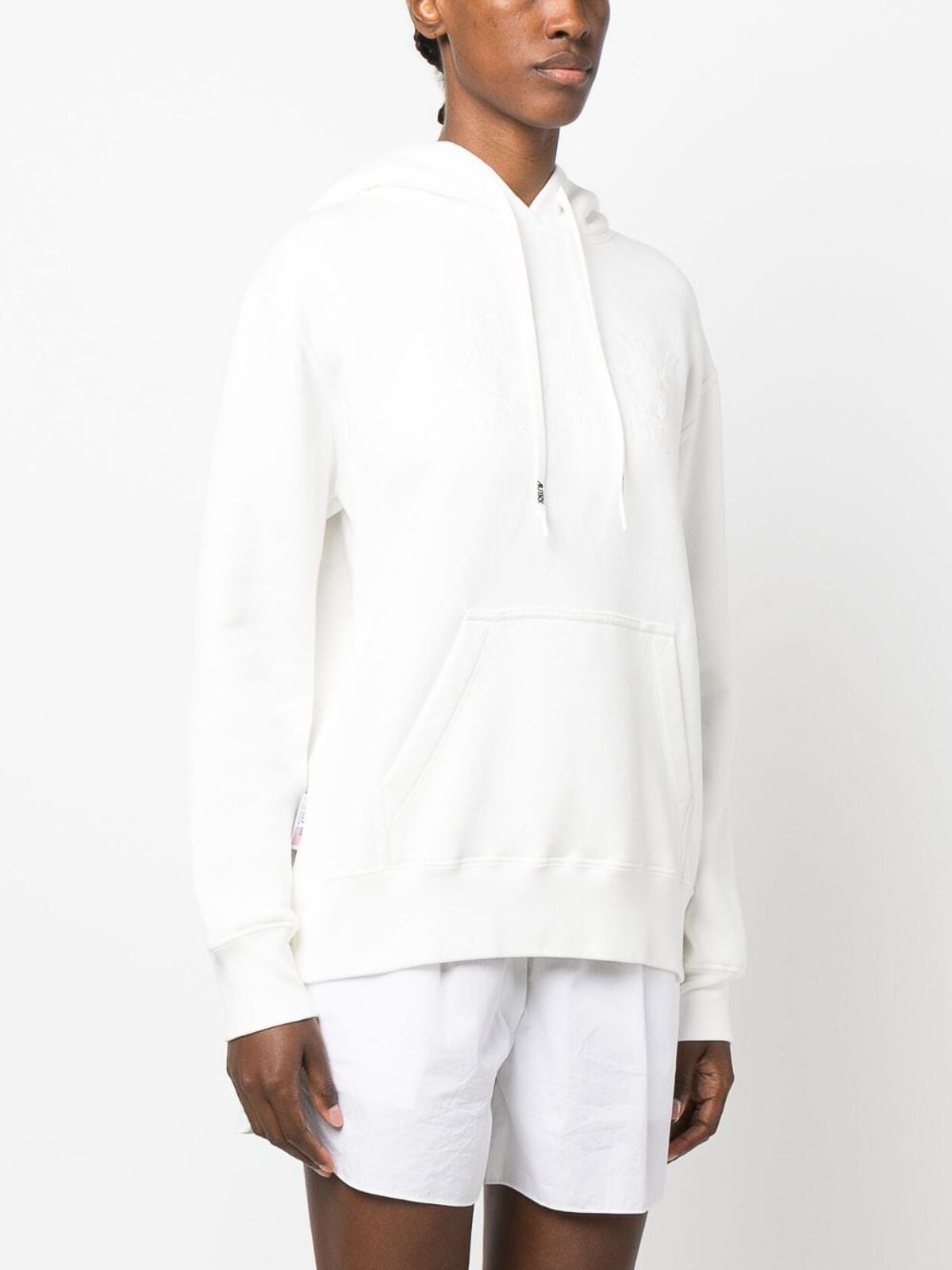 Shop Autry `icon` Hoodie In White