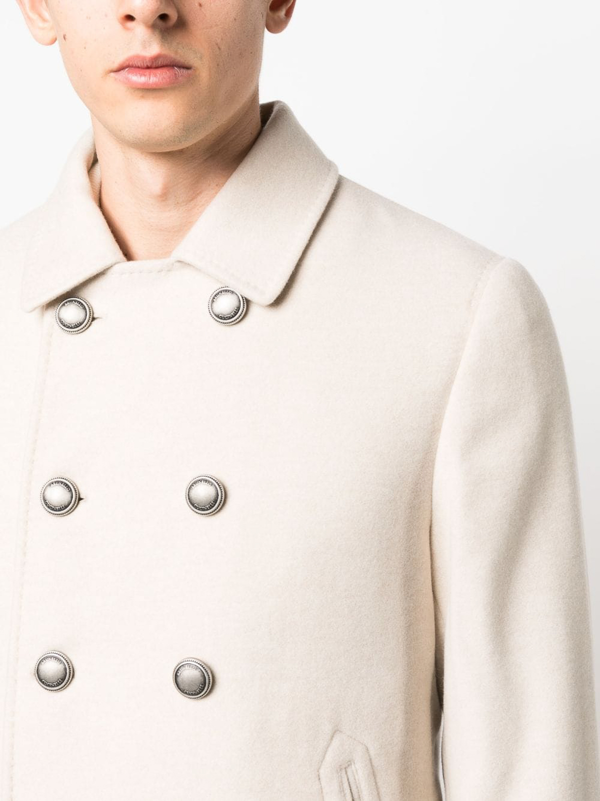Brunello Cucinelli Double-breasted coat - Men | MT4977008DC058