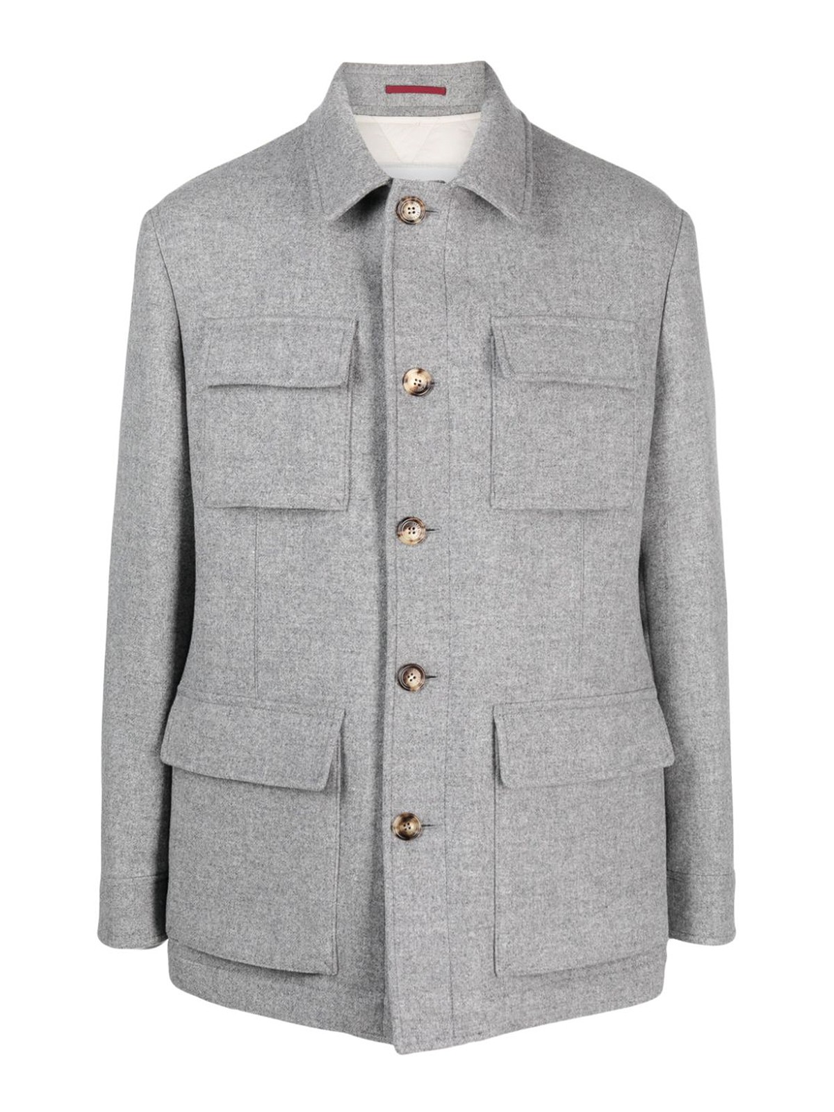 Brunello Cucinelli Jacket - Grey - Men | MY4286857C555