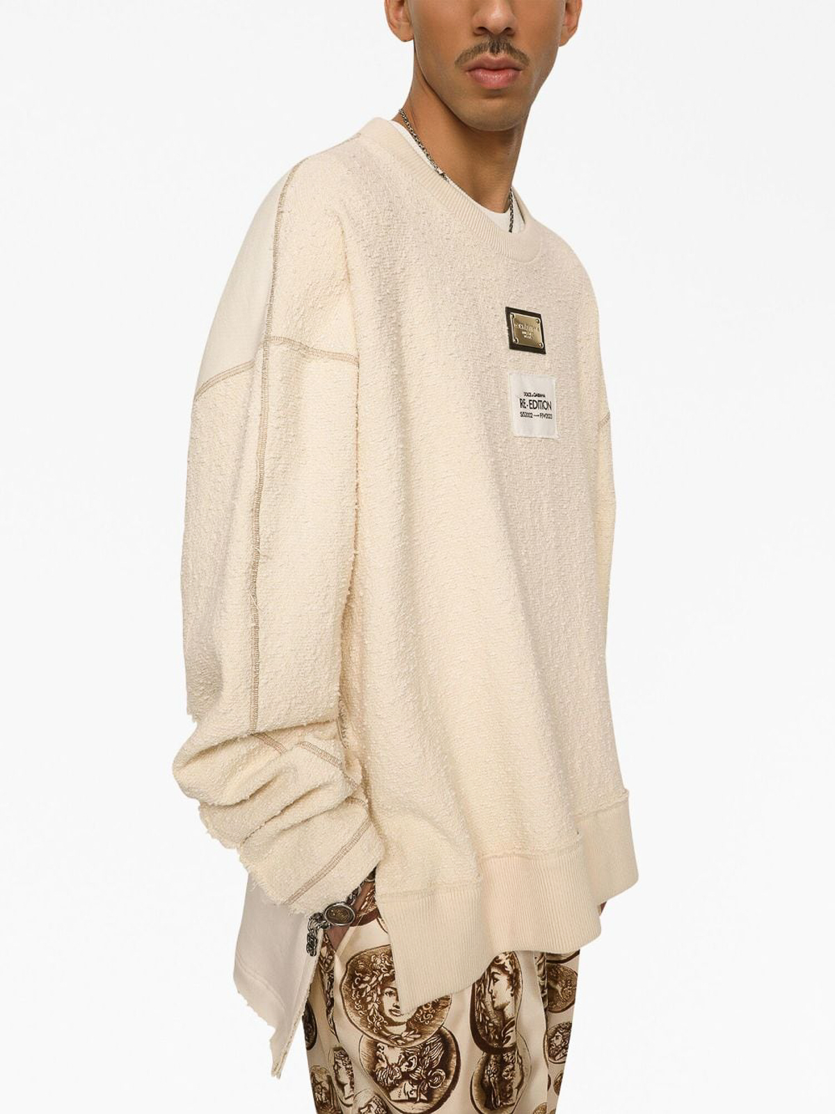 Dolce & Gabbana Sweater - Beige - Men | G9AJRTGG481S9000