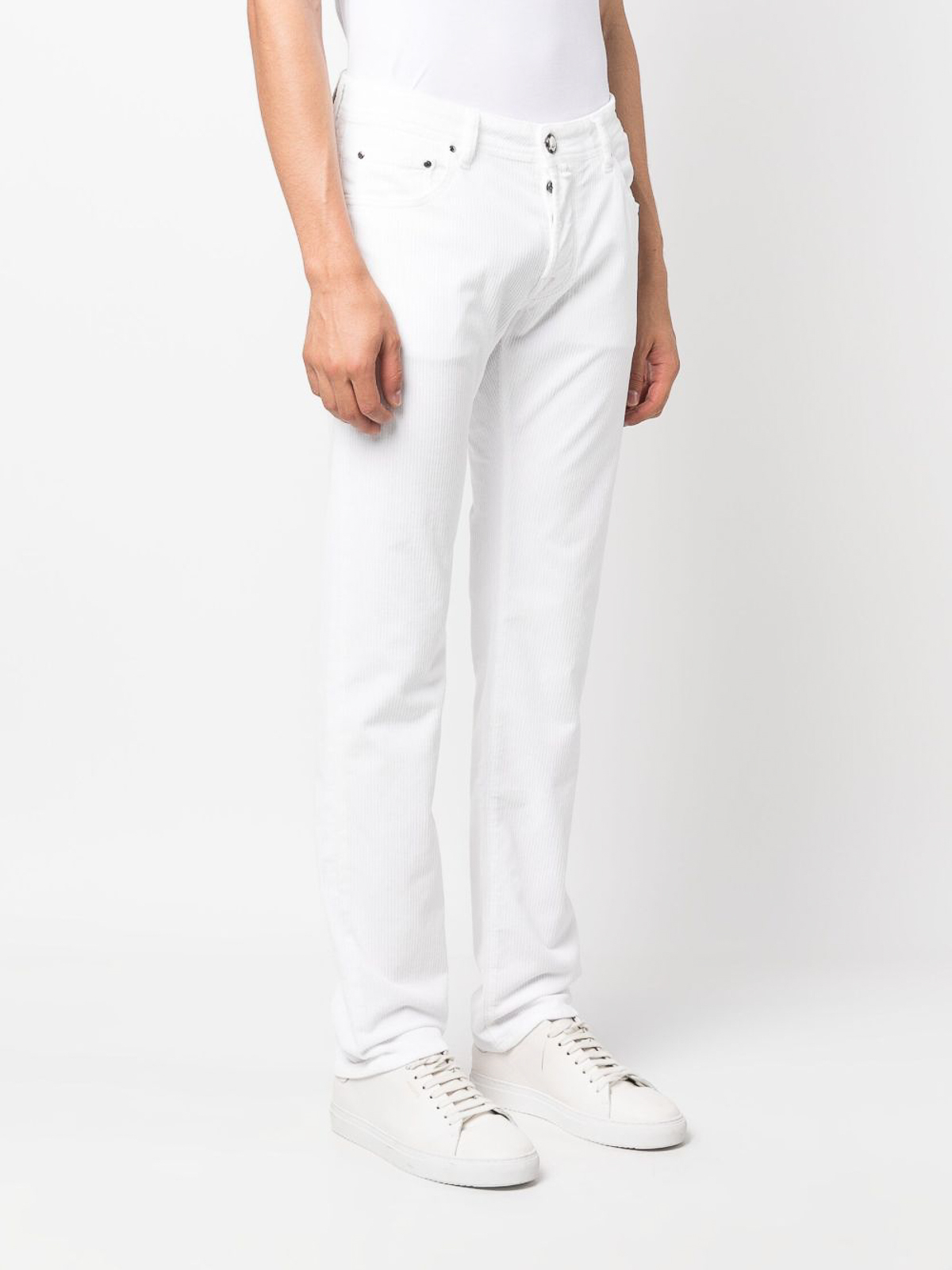 Shop Jacob Cohen Jeans Boot-cut - Blanco In White