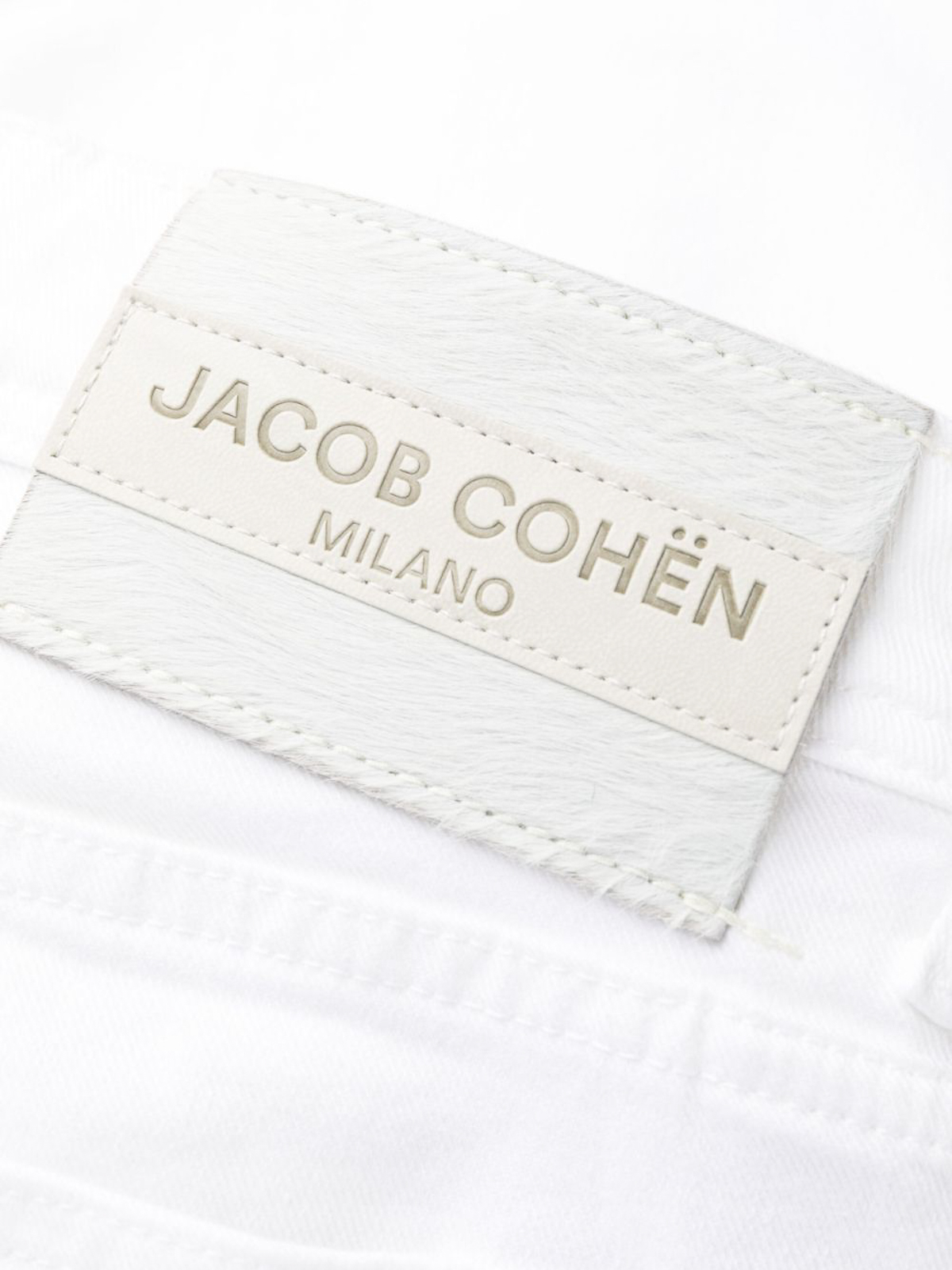 Shop Jacob Cohen `nick Slim` 5-pocket Super Slim Fit Jeans In White