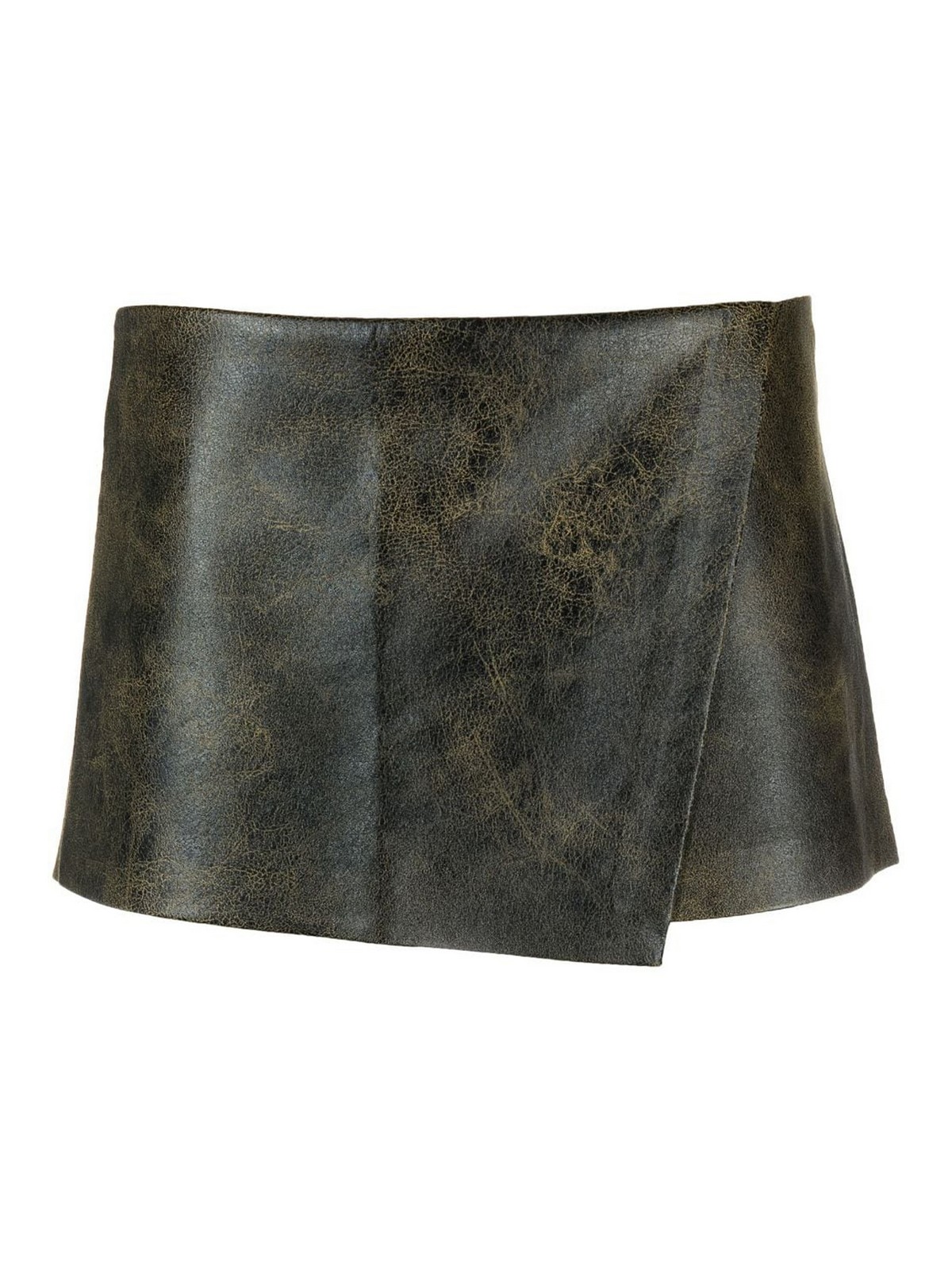 Shop The Andamane `liza` Low Rise Micro Skirt In Black