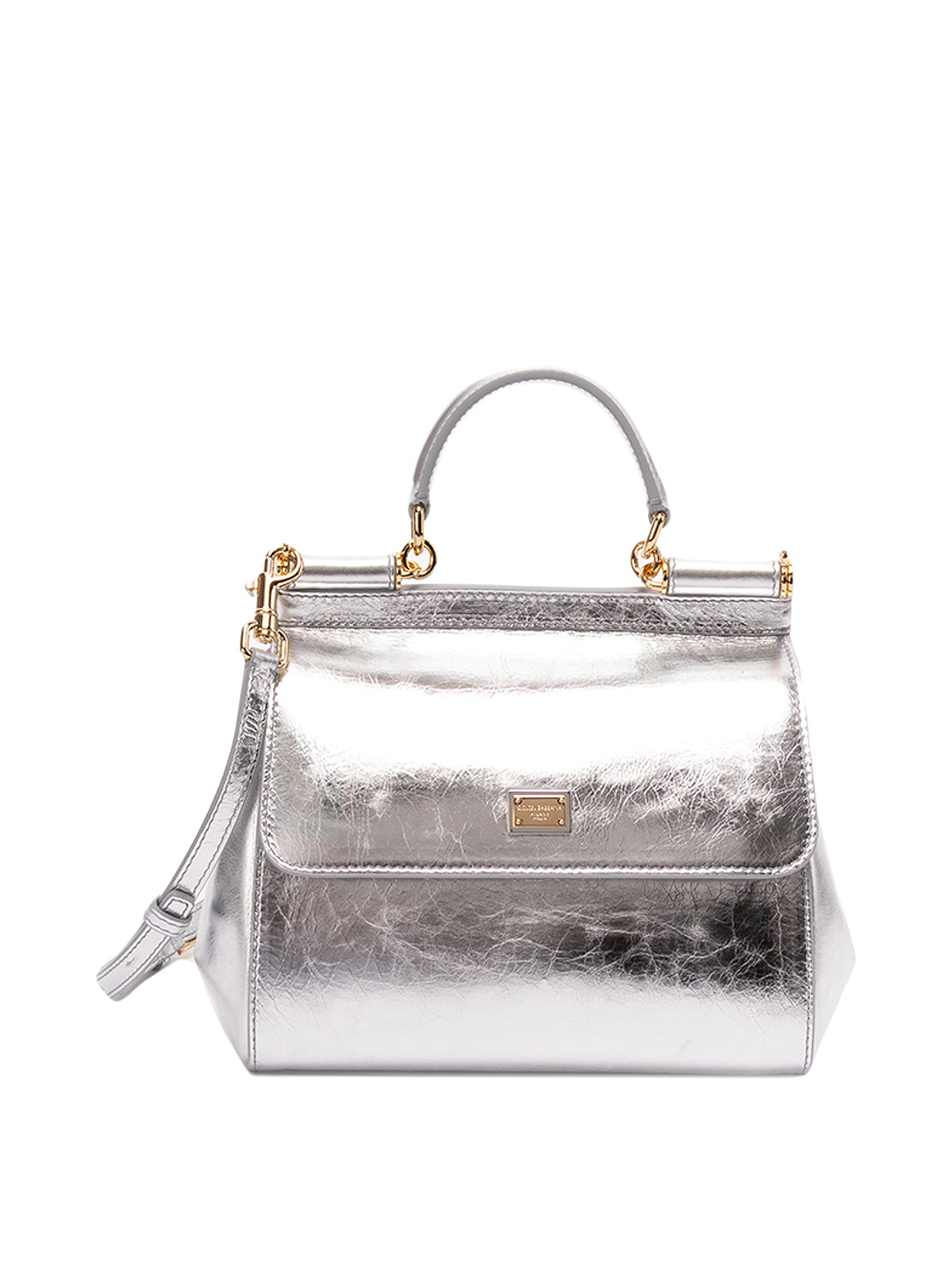 Dolce & Gabbana Women's Small `Sicily` Bag - White - Top Handle Bags