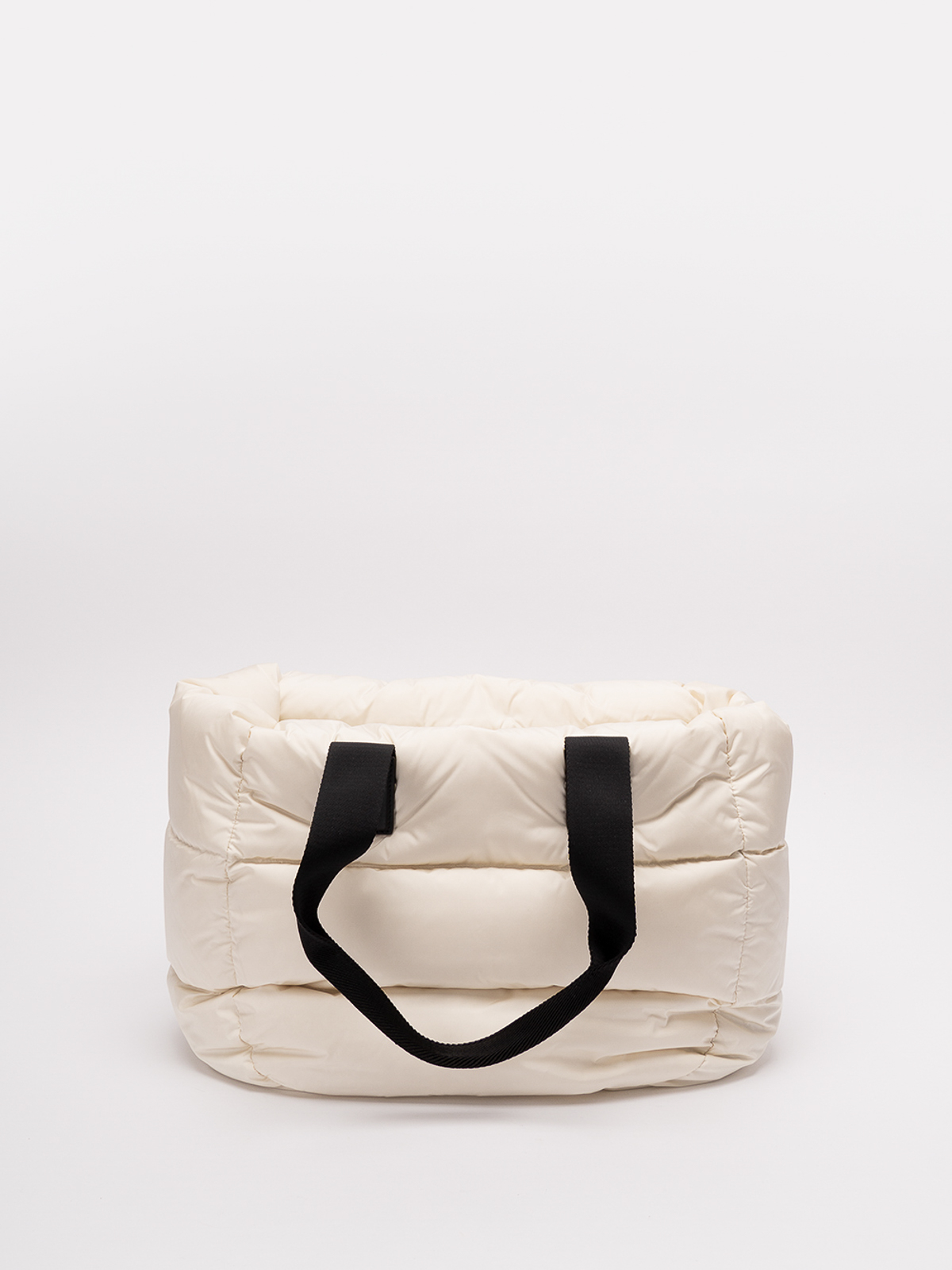 Shop Moncler `caradoc` Tote Bag In White