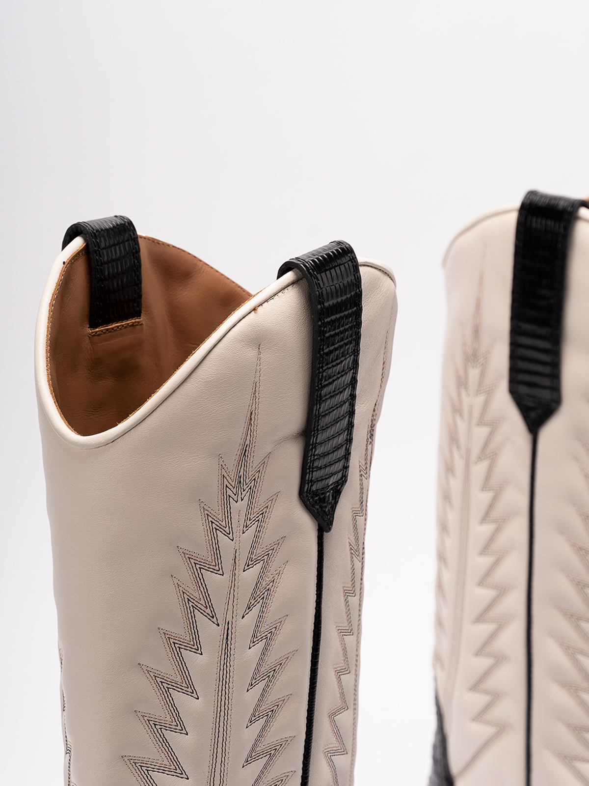 Shop Paris Texas `rosario` Leather Boots In Beige