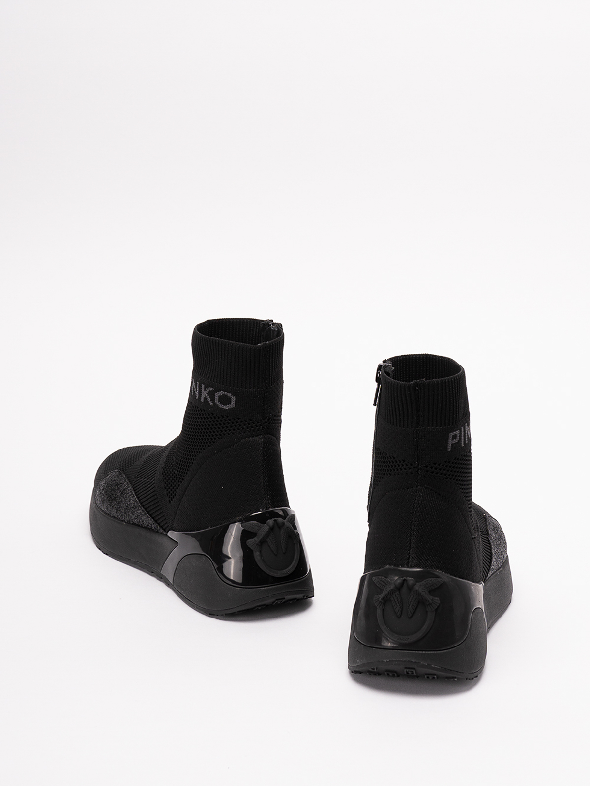 Shop Pinko `stockton` Sneakers In Black