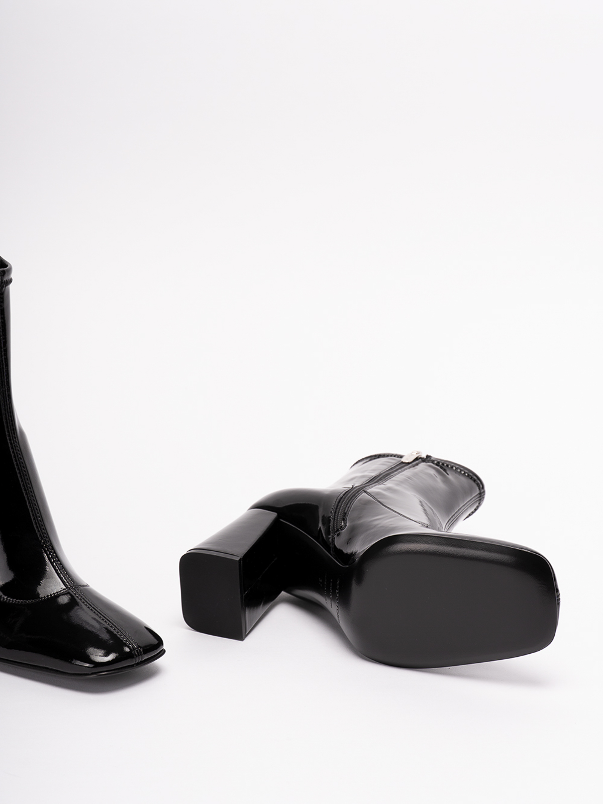 Sergio Rossi sr Alicia エナメル　パイソン　パンプス36 Sergio Rossi `sr alicia` boots - Black|A95970MTEE191101000
