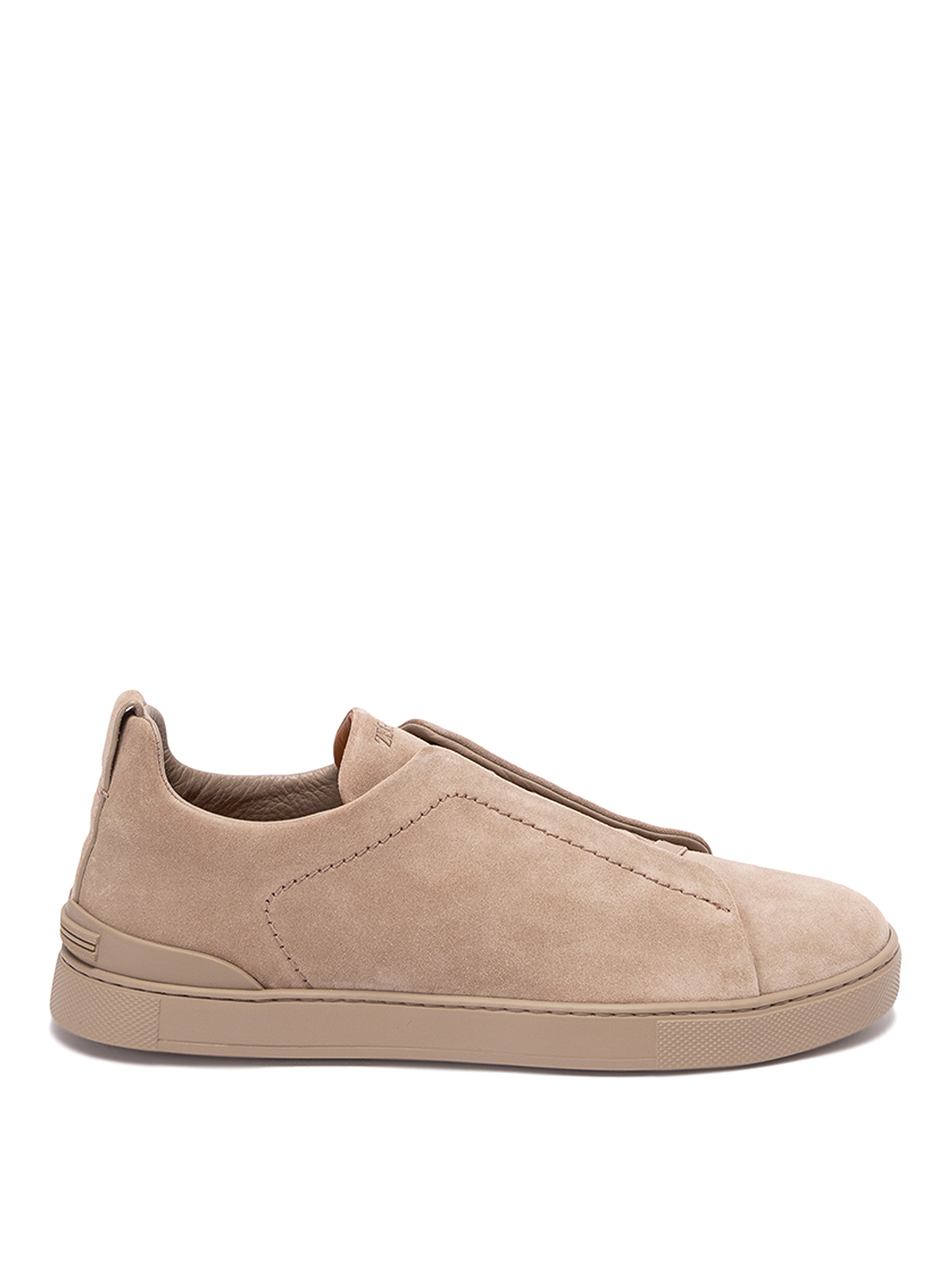 Trainers Zegna - `triple stitch` leather low-top sneakers