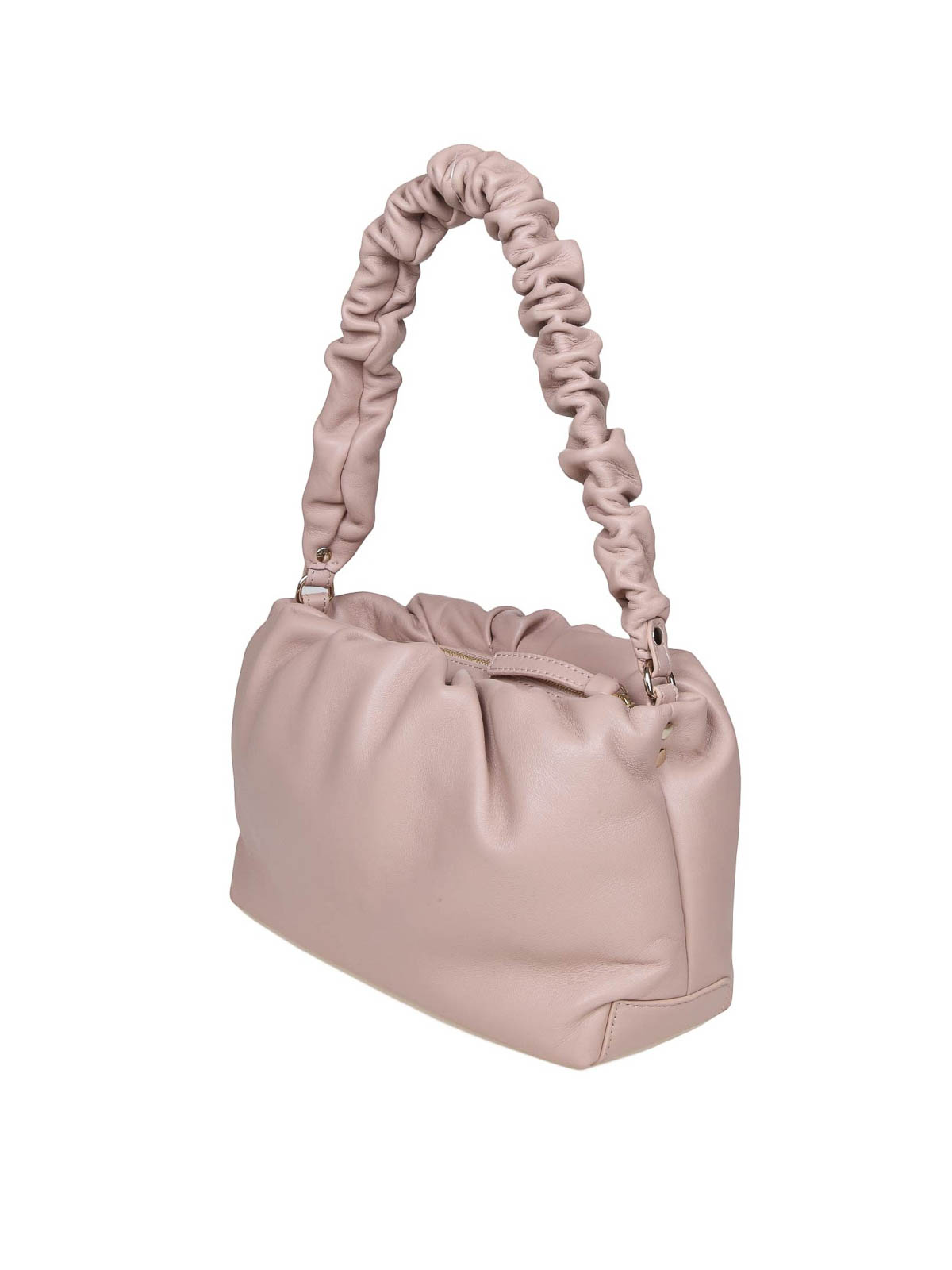 Shop Zanellato Tulipa Heritage Shoulder Bag, Beige Leather