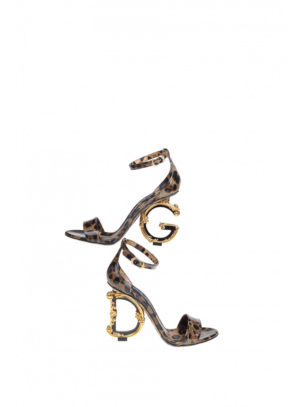 Shop Dolce & Gabbana Sandal In Estampado Animalier