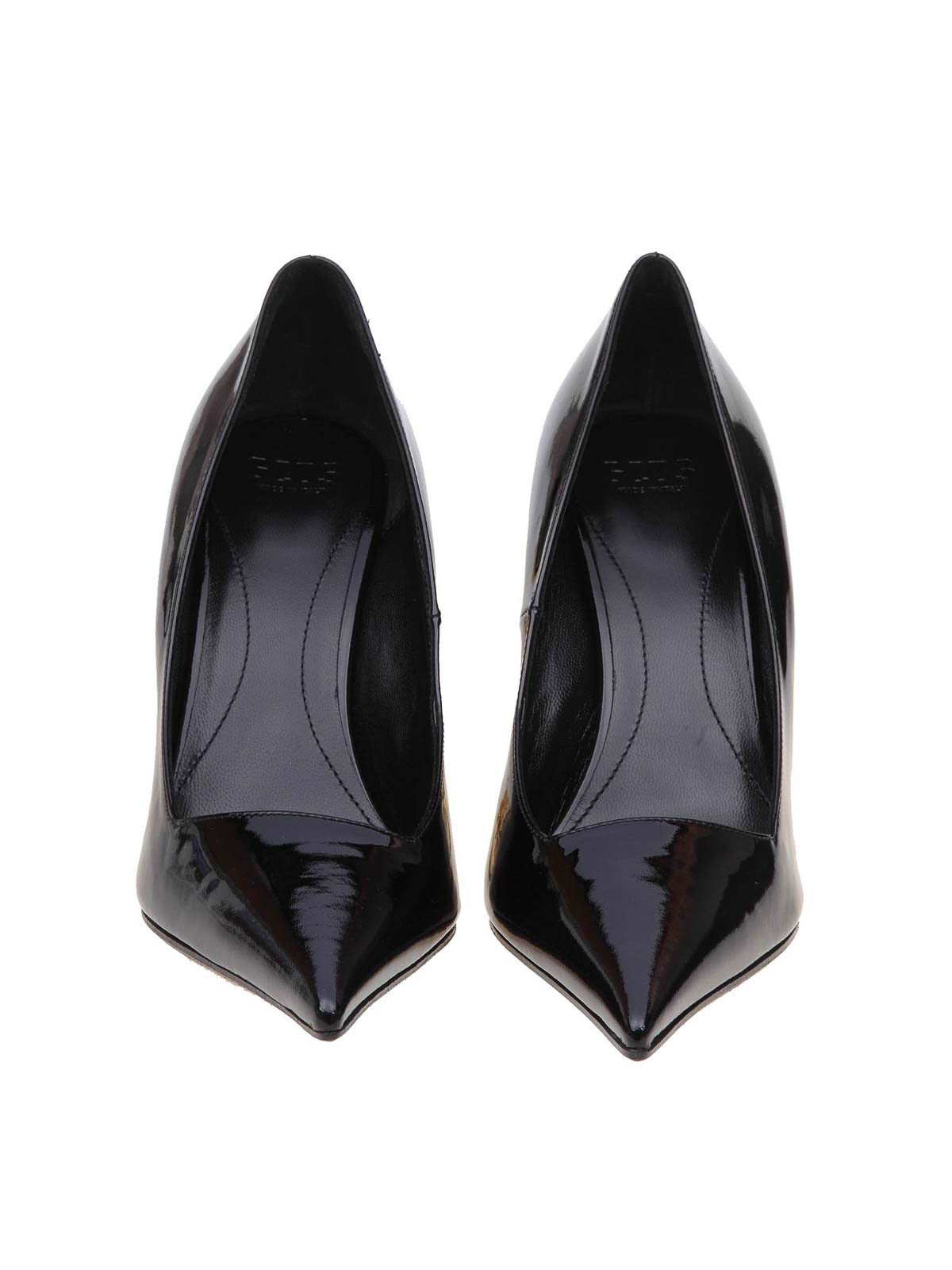 Shop Gcds Decollete Morso Pumps In Patent Leather In Negro