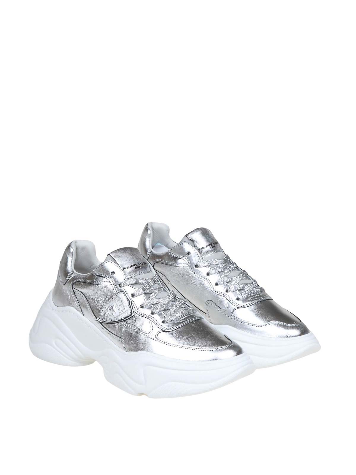 Rivoli leather low trainers