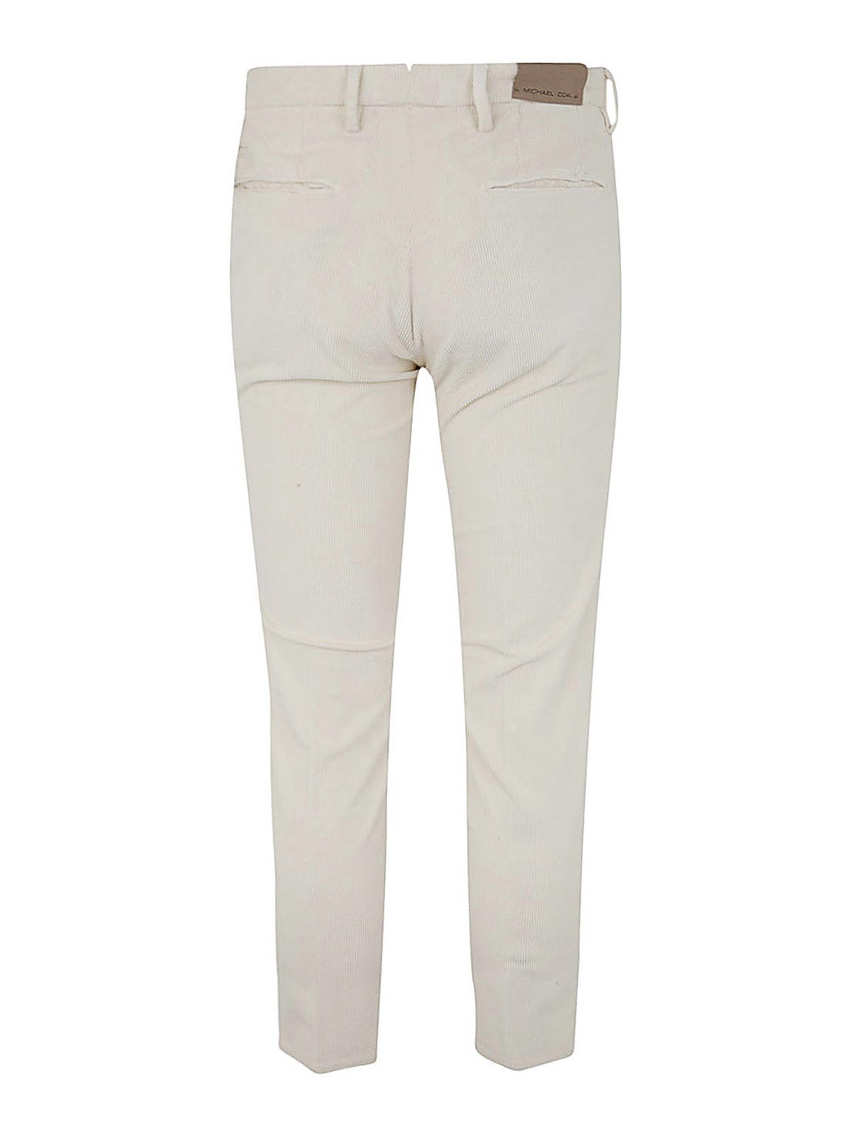 Shop Michael Coal Mc-brad Plus 2741 Capri Trousers In White