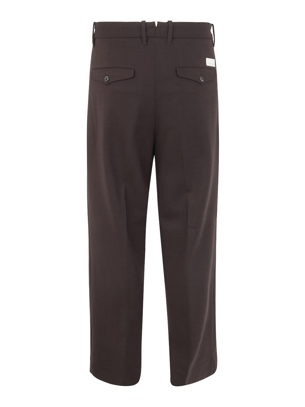 Shop Nine In The Morning Wide Leg Pants In Brown