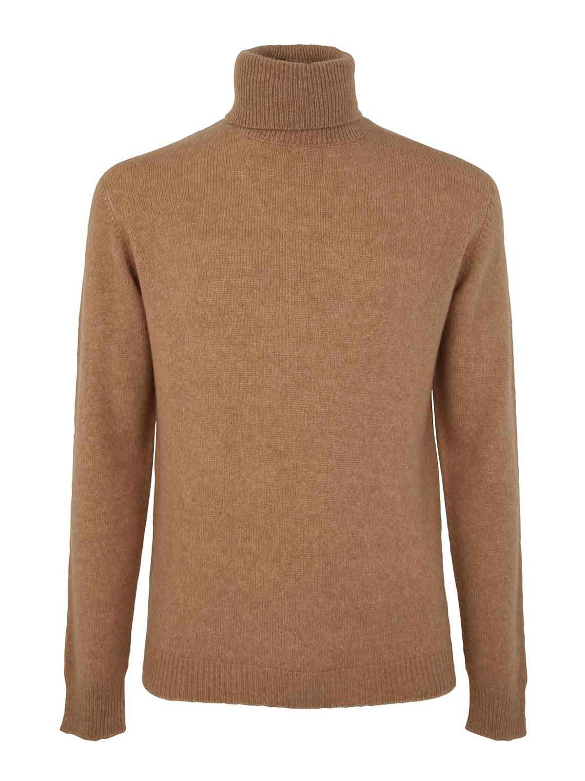 Shop Nuur Turtle Neck Sweater In Brown