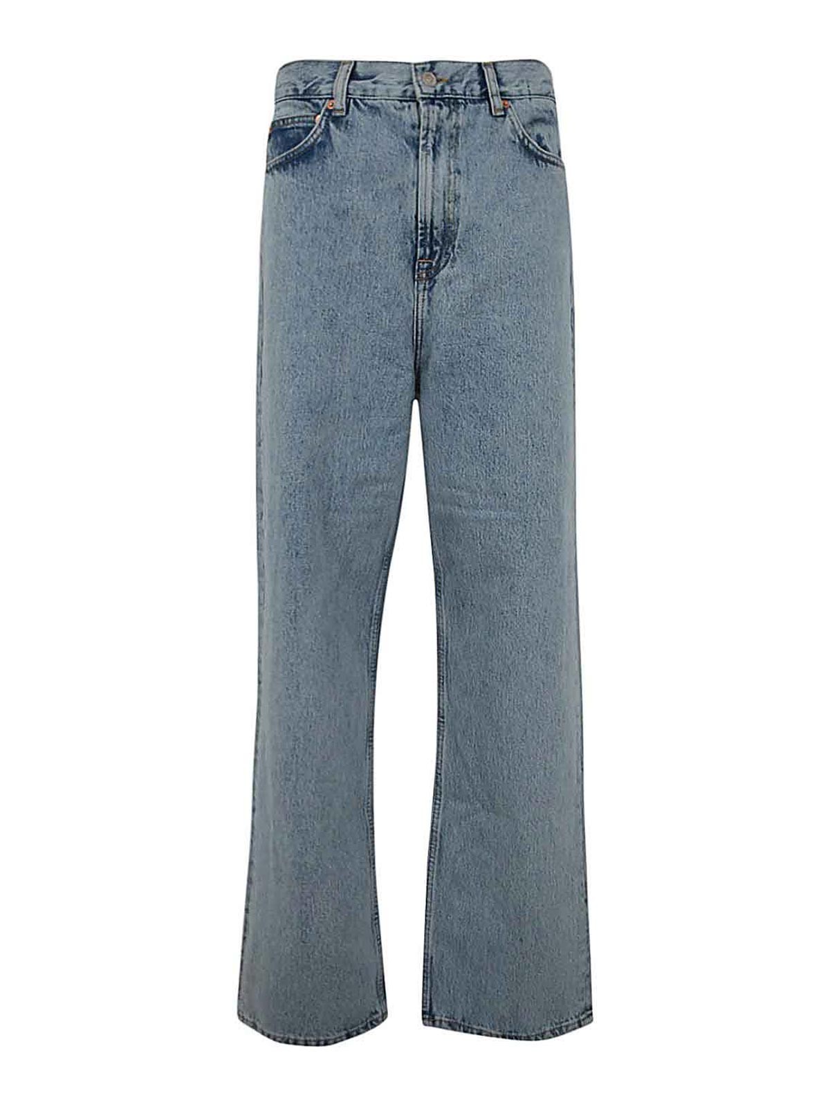 Wardrobe.nyc Low Rise Jean In Azul