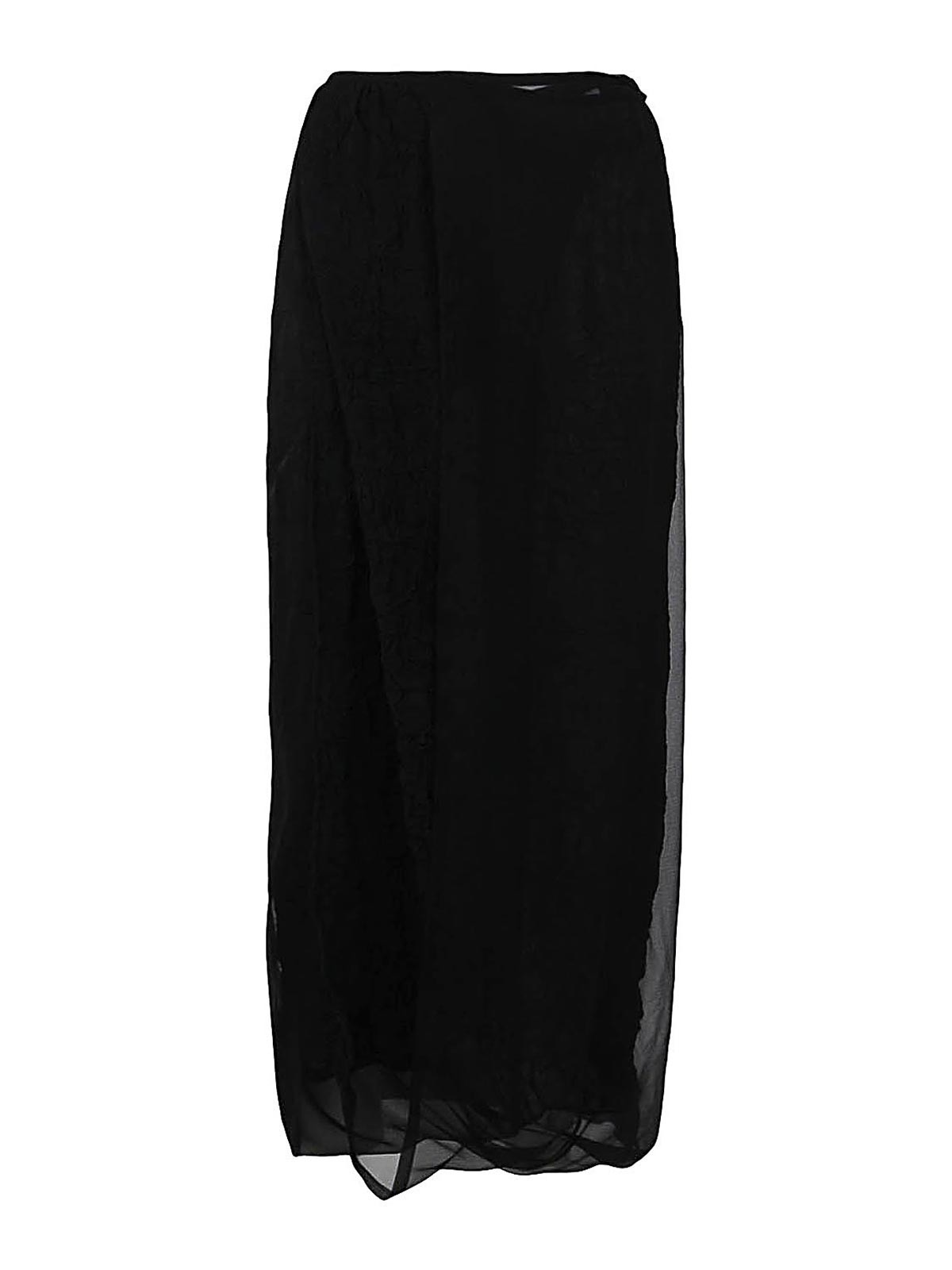 Dries Van Noten Spa Skirt In Black