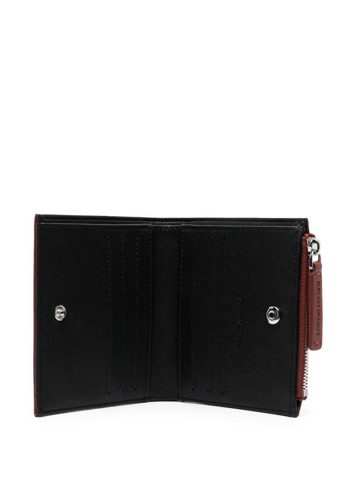 Tumbled Leather Wallet - Emporio Armani – MaX Boutique