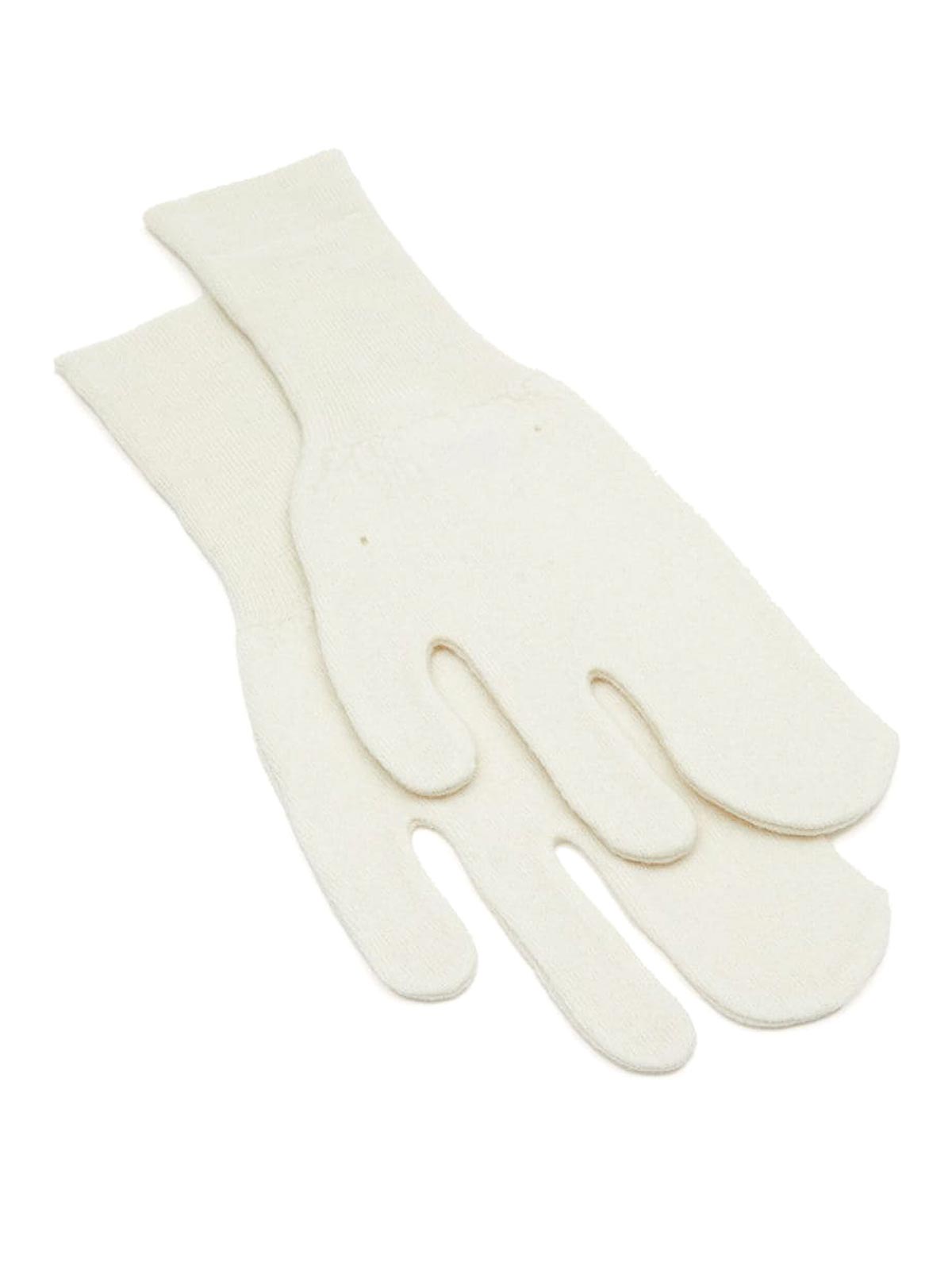 WEB限定カラー MM6 Maison Margiela Gloves - White - Women | S52TS0037S18284101 小物