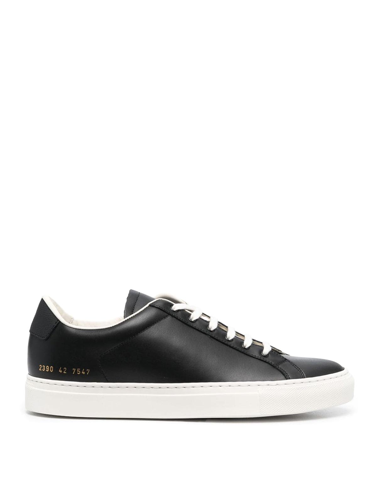 Shop Common Projects 2390 Retro Sneakers In Black