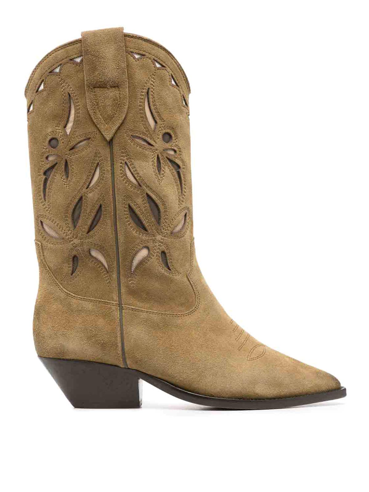Shop Isabel Marant Étoile Duerto Boots In Brown
