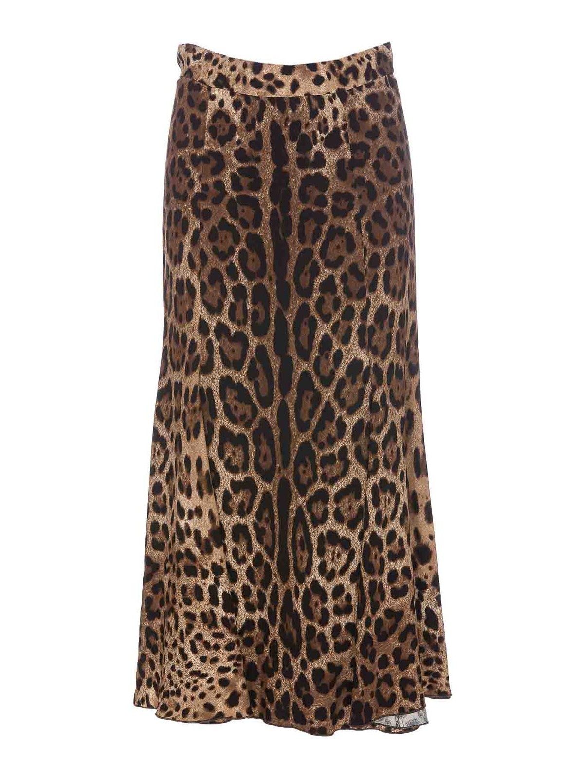 Dolce & Gabbana Maxi Skirt In Brown