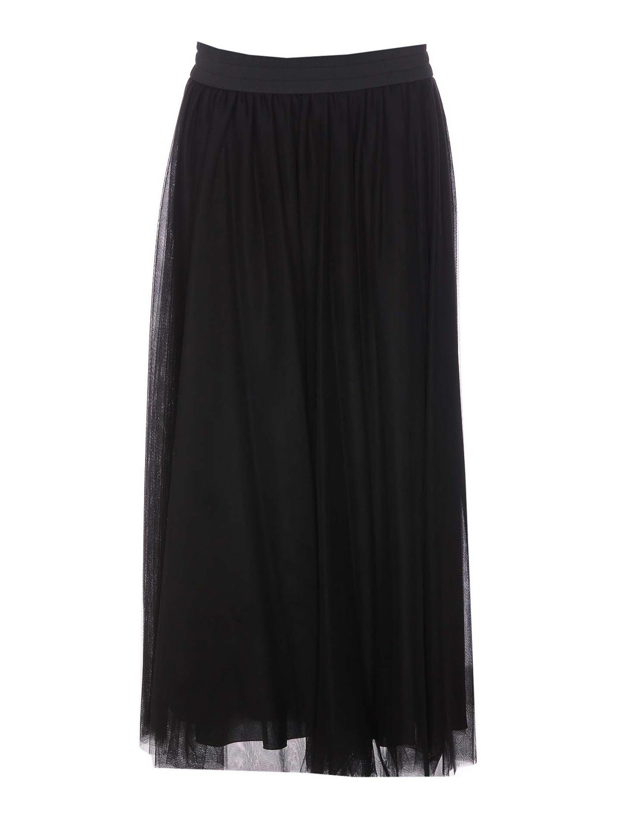 Fabiana Filippi Tulle maxi skirt - Black | GNDP04F419X870825P