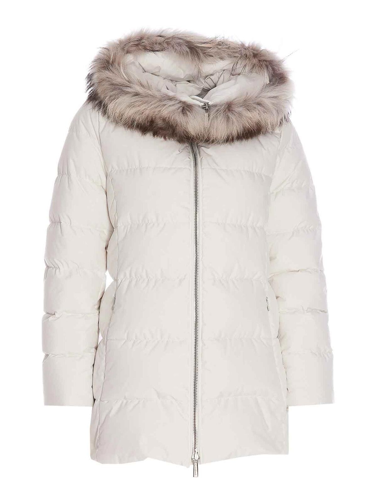 MOORER｜DOWN JACKETS (AKARI-STP (MODPI100096-U0001)) Moorer Akari down jacket - White - Women | AKARISTPU0111