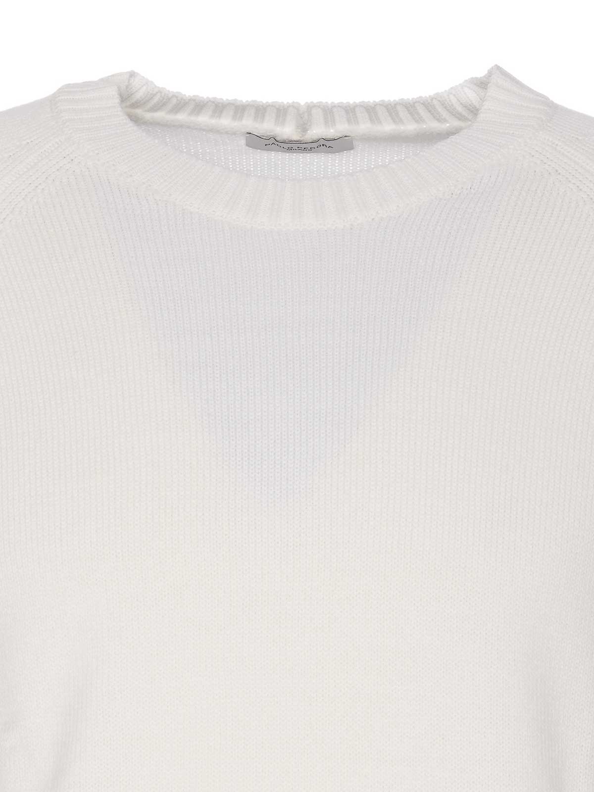 Shop Paolo Pecora Sweater In White