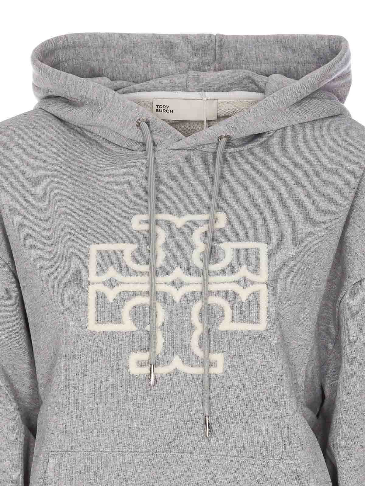 Sweatshirts Sweaters Tory Burch Logo hoodie 157493045