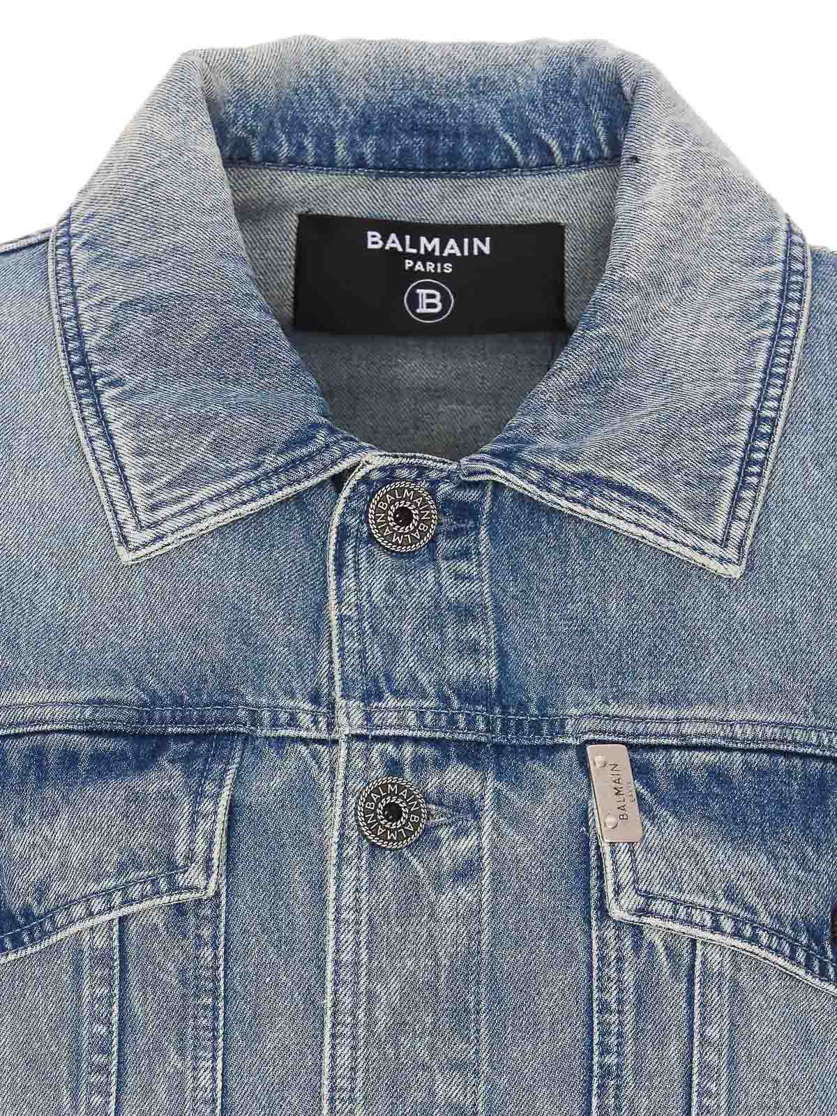 Balmain Balmain 70s denim jacket - Blue - Men | TC251DD536FF