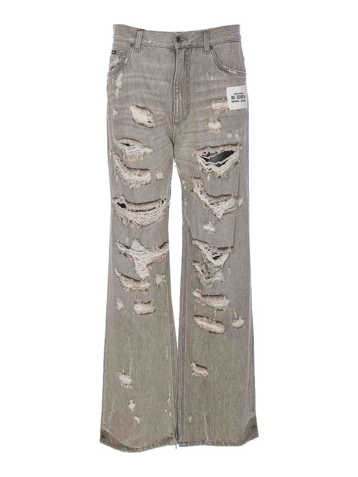 Shop Dolce & Gabbana Jeans Boot-cut - Gris